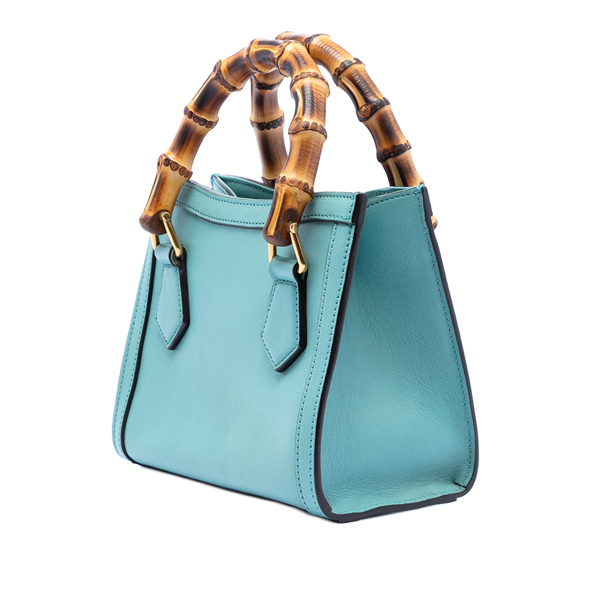 Gucci Gucci Mini Calfskin Bamboo Diana Satchel Size ONE SIZE - 2 Thumbnail