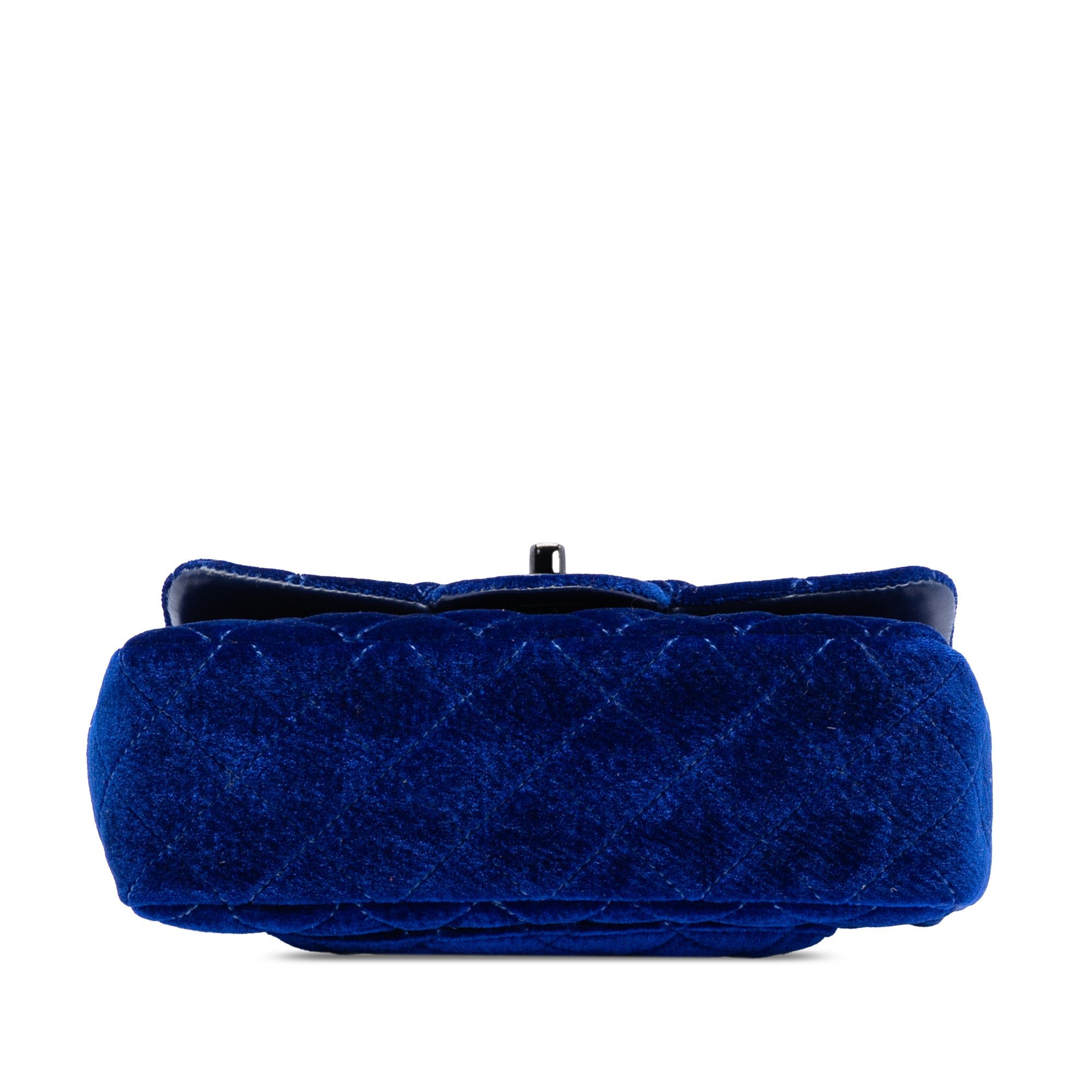 Chanel Chanel Mini Rectangular Classic Velvet Single Flap Size ONE SIZE - 3 Thumbnail