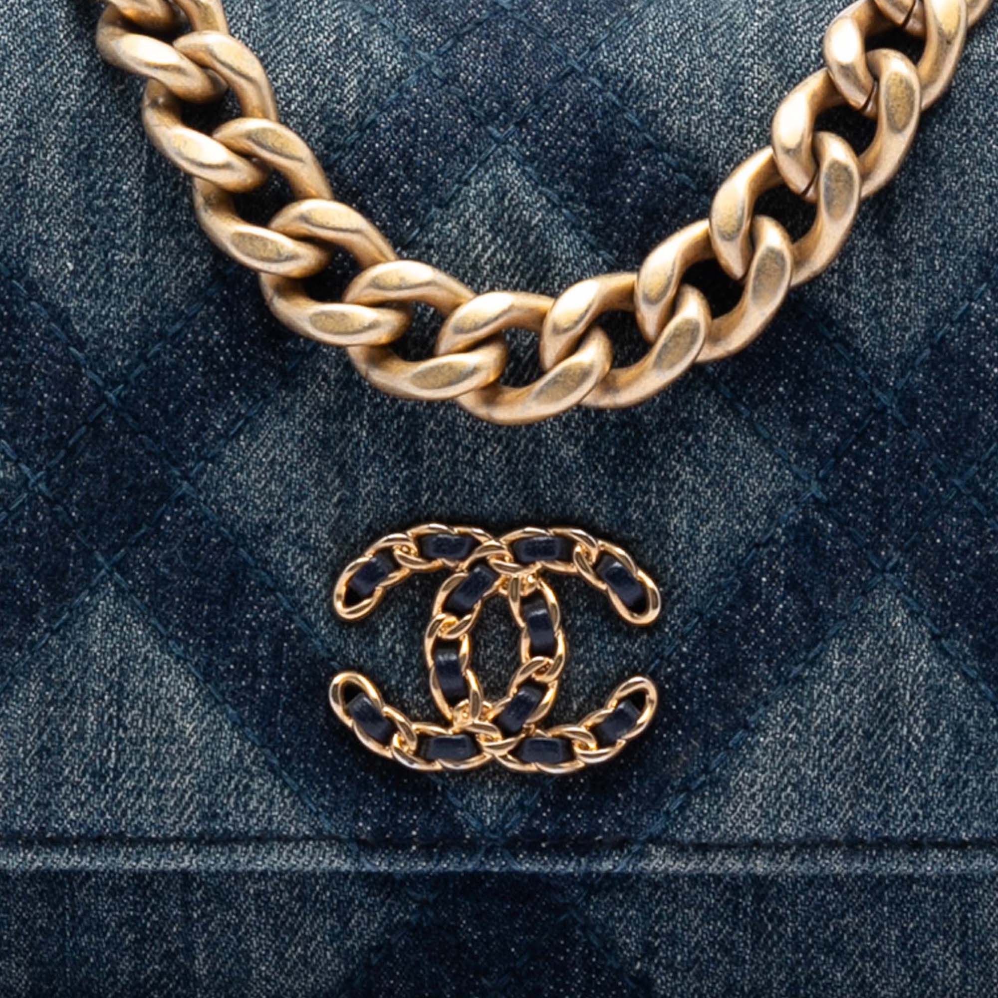 Chanel Chanel Denim 19 Flap Wallet On Chain Size ONE SIZE - 6 Thumbnail