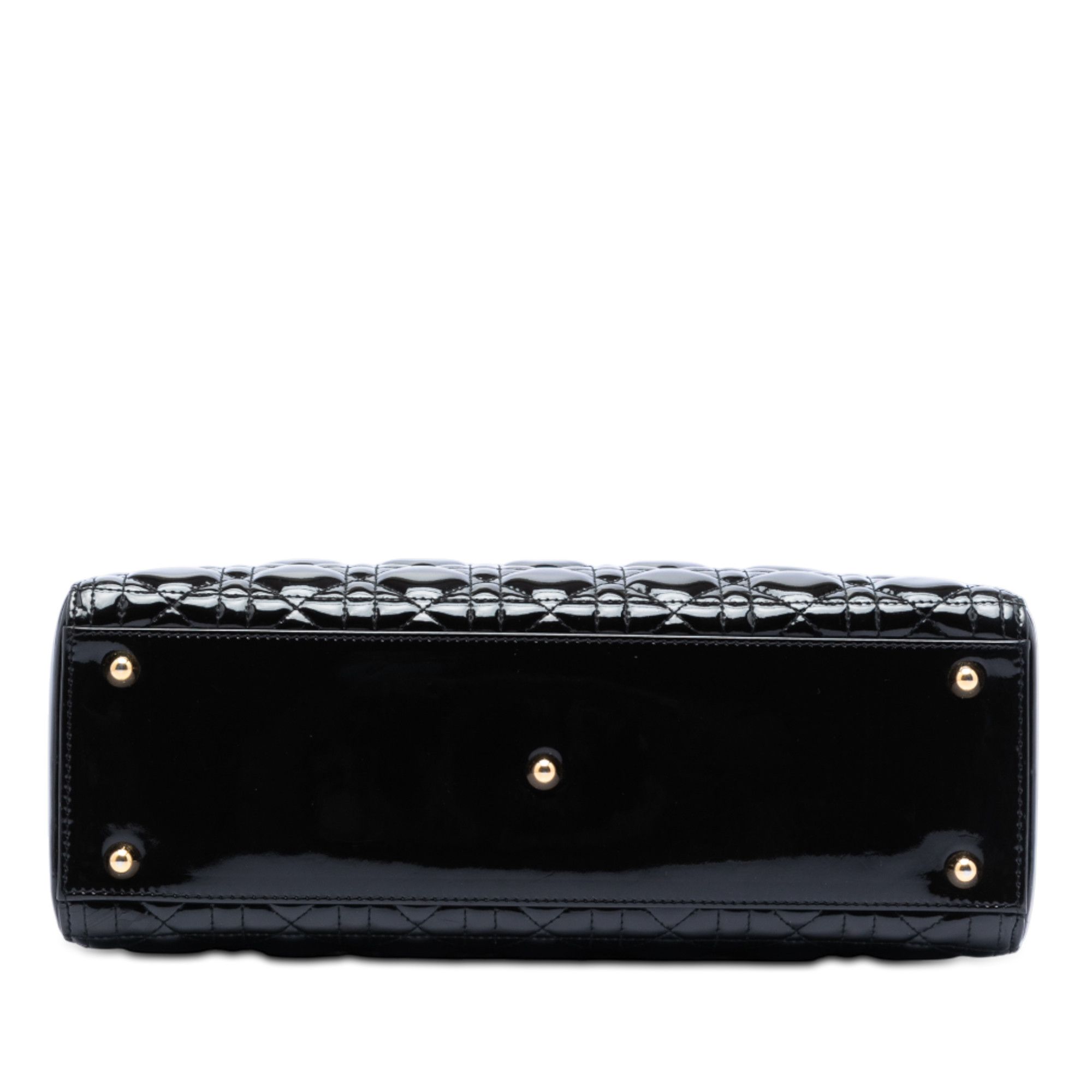 Dior Dior Large Patent Cannage Lady Dior Size ONE SIZE - 3 Thumbnail