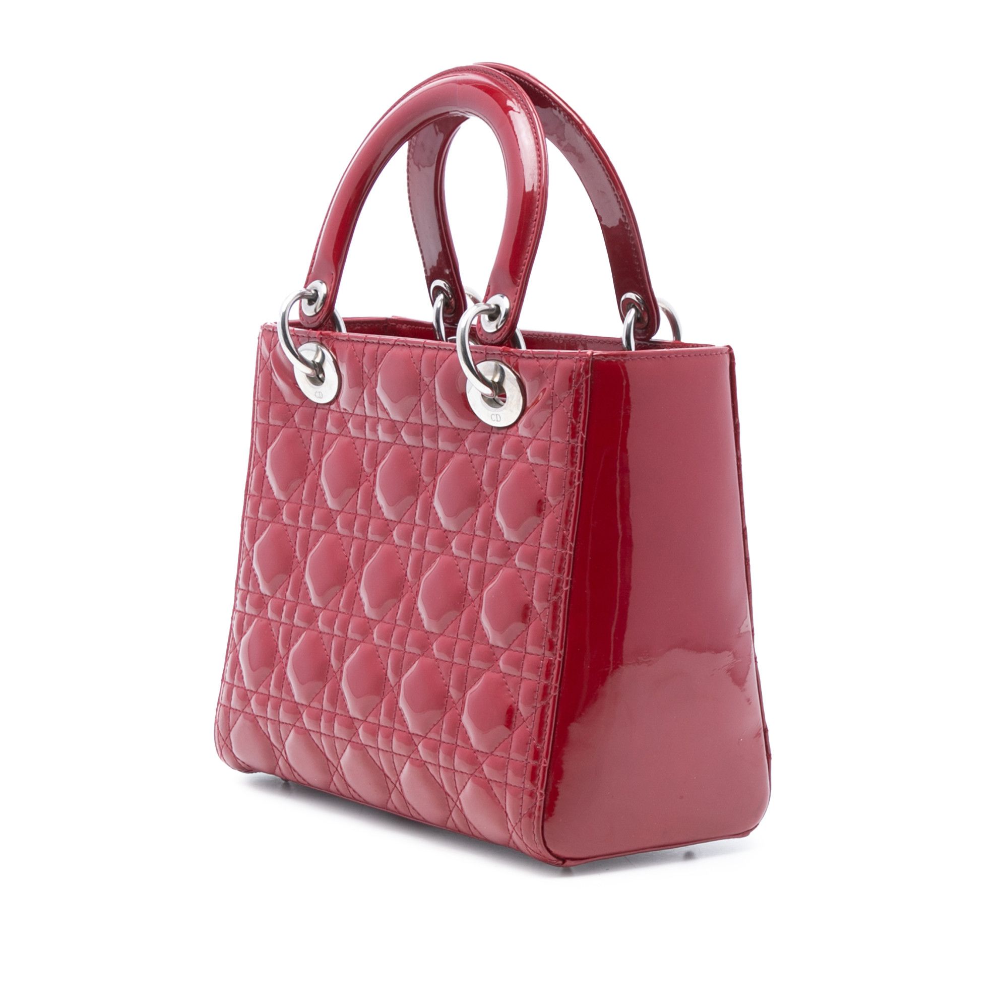 Dior Dior Medium Patent Cannage Lady Dior Size ONE SIZE - 2 Thumbnail