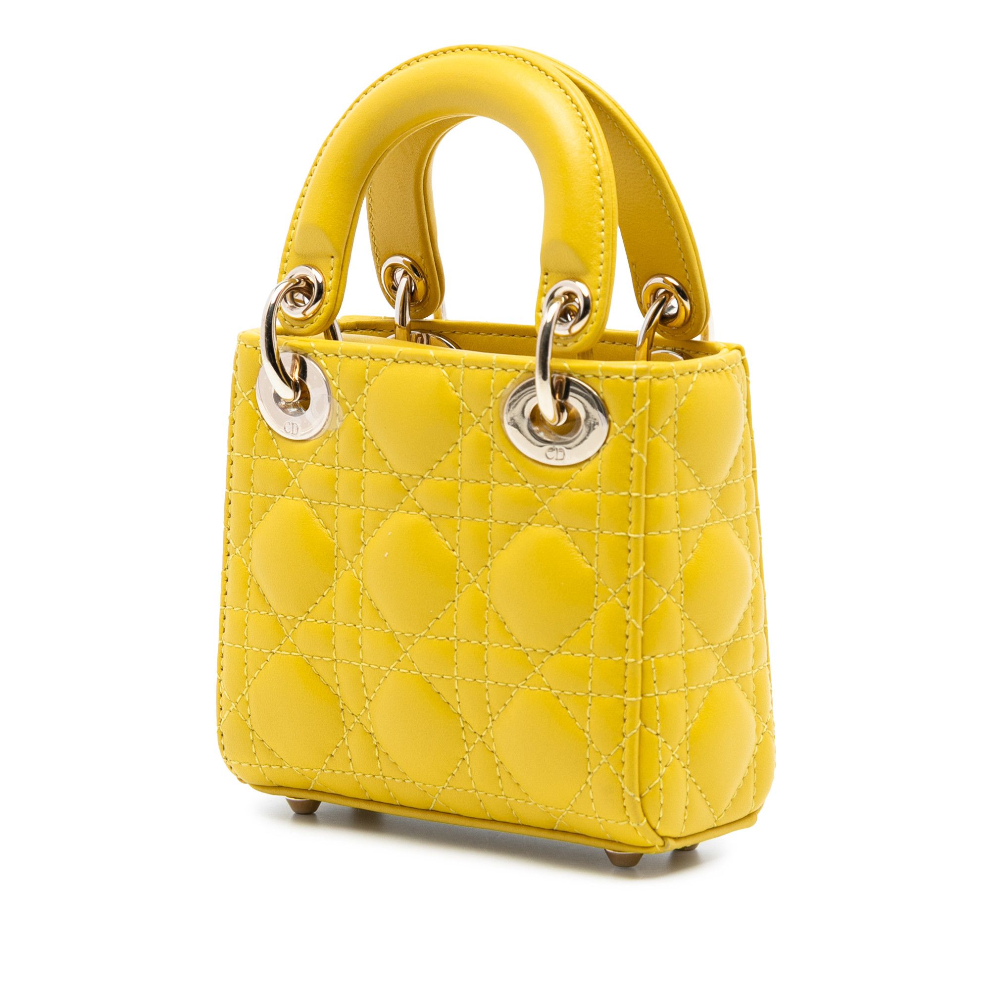 Dior Dior Micro Lambskin Cannage Lady Dior Size ONE SIZE - 2 Thumbnail