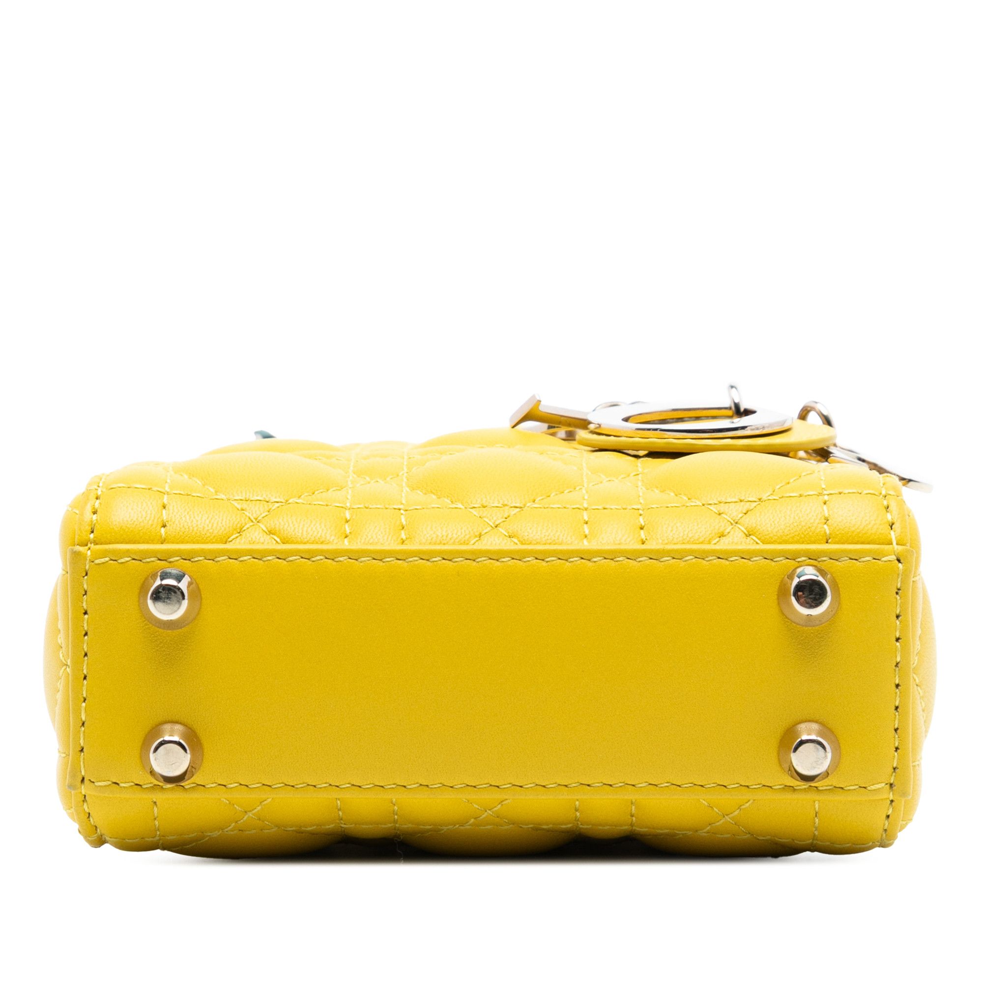 Dior Dior Micro Lambskin Cannage Lady Dior Size ONE SIZE - 3 Thumbnail