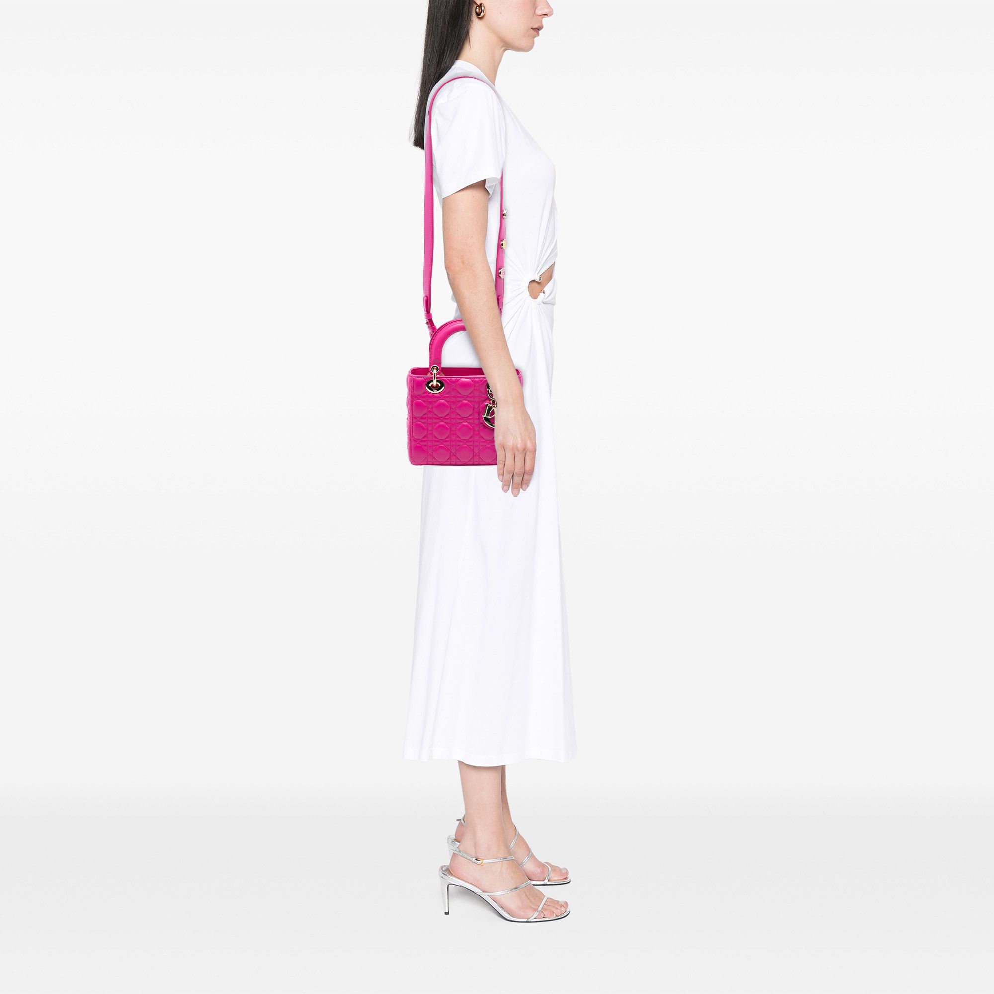 Dior Dior Small Lambskin Cannage My ABCDior Lady Dior Size ONE SIZE - 7 Thumbnail