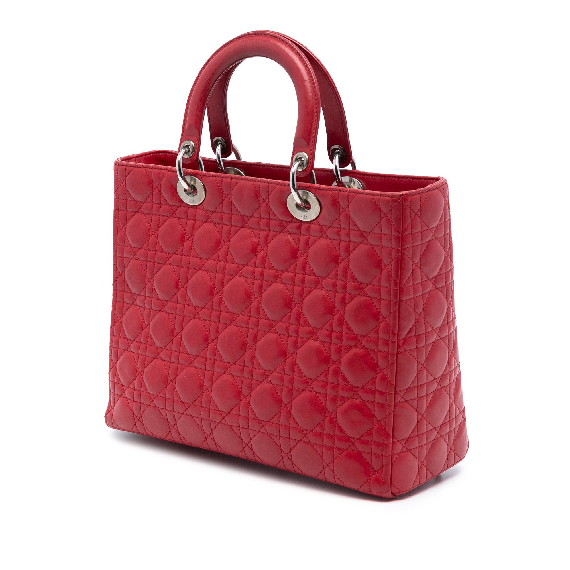 Dior Dior Large Lambskin Cannage Lady Dior Size ONE SIZE - 2 Thumbnail