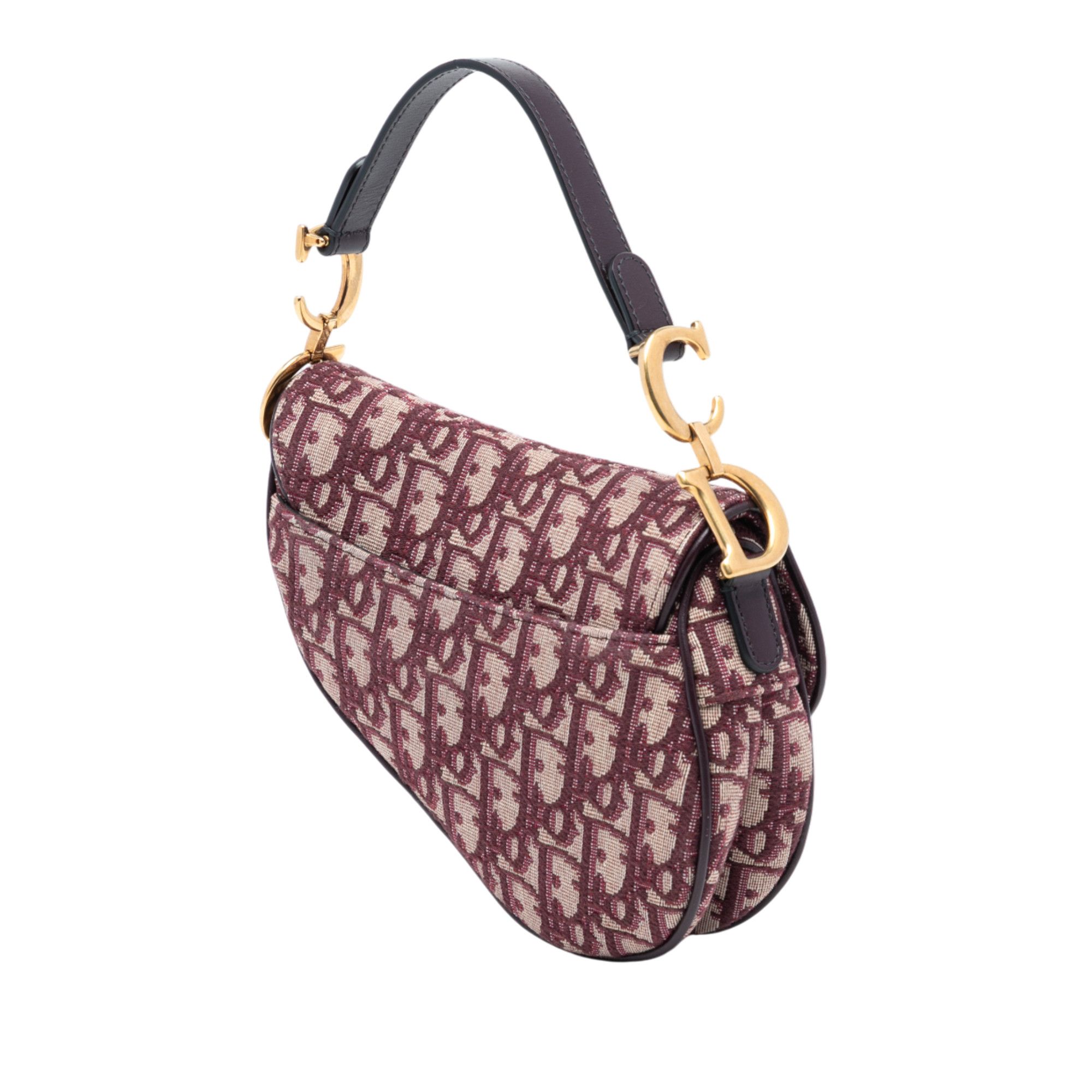 Dior Dior Mini Oblique Canvas Saddle Bag Size ONE SIZE - 2 Thumbnail