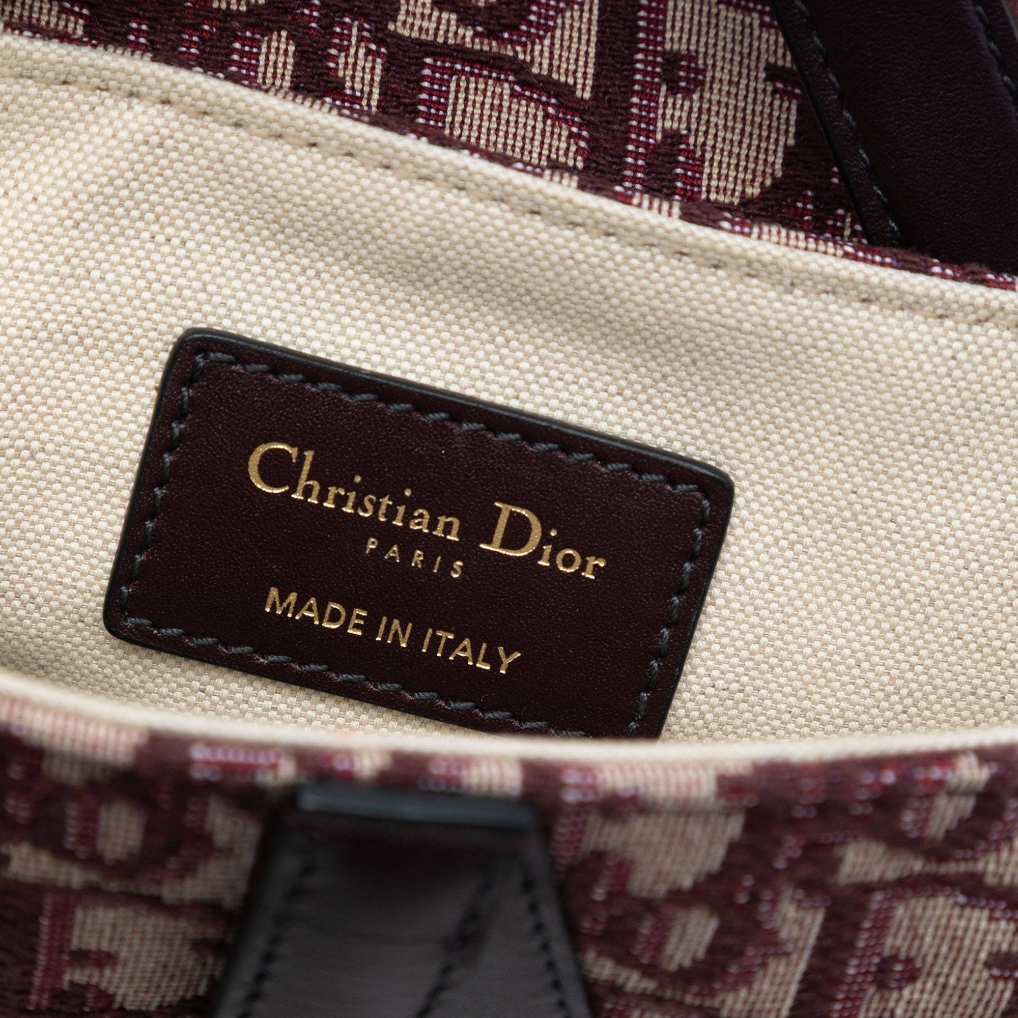 Dior Dior Mini Oblique Canvas Saddle Bag Size ONE SIZE - 5 Thumbnail