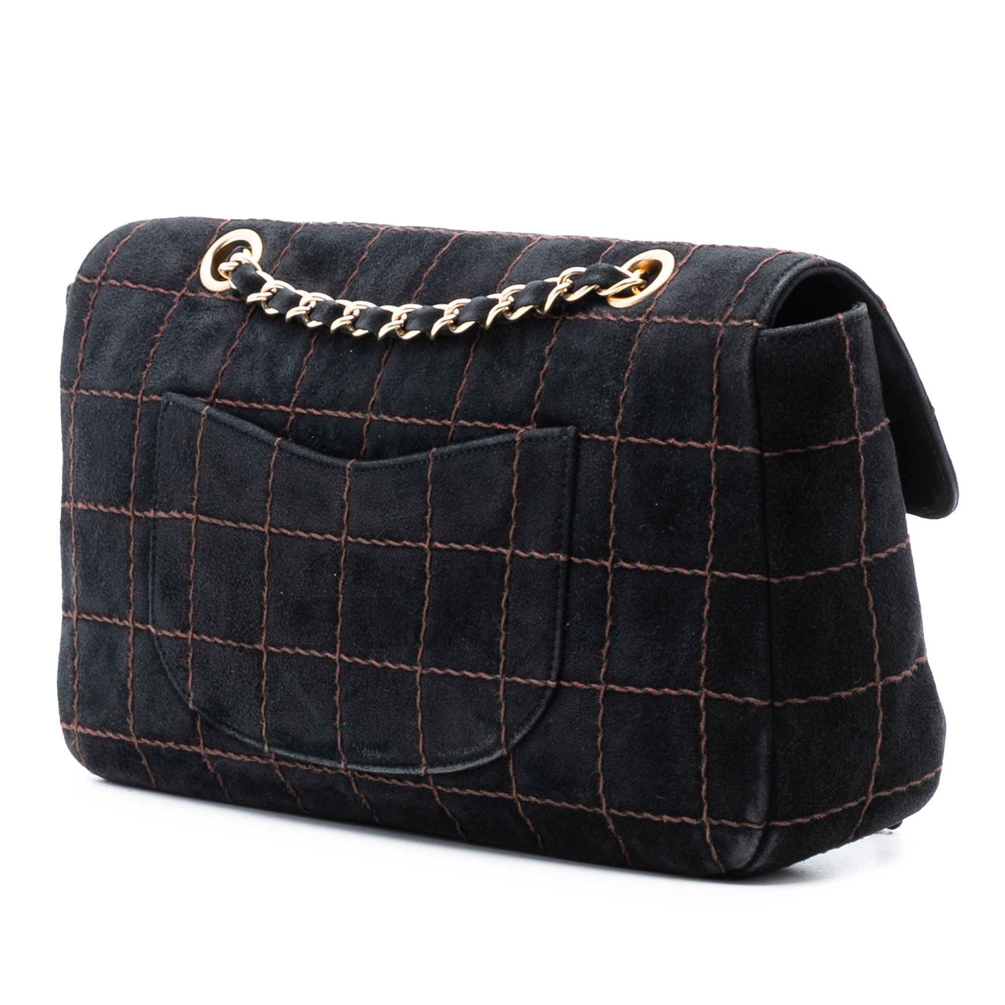 Chanel Chanel CC Choco Bar Suede Stitched Chain Flap Size ONE SIZE - 2 Thumbnail