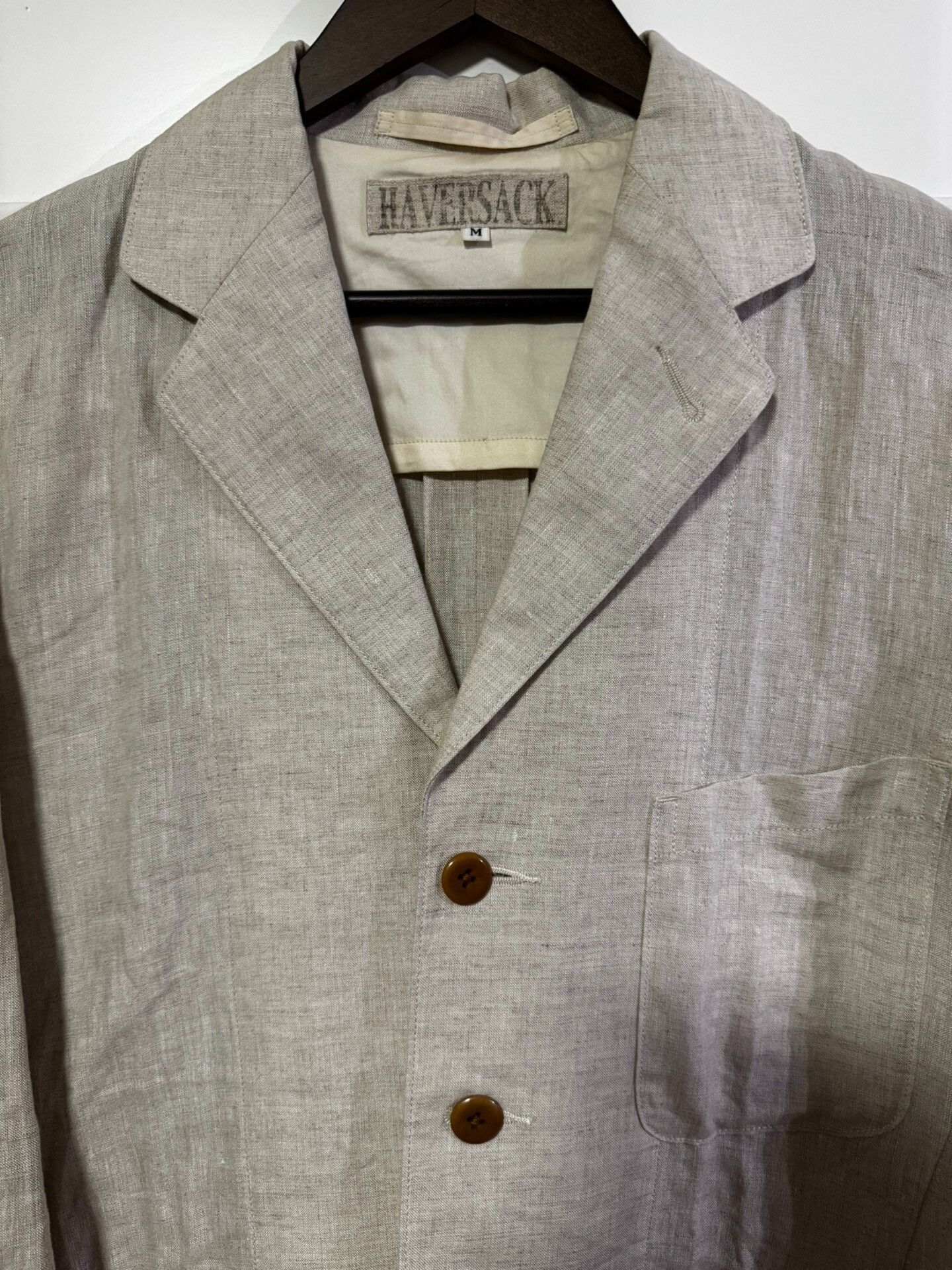 Haversack Vintage Linen Suit Jacket for Spring Size US M / EU 48-50 / 2 - 2 Thumbnail