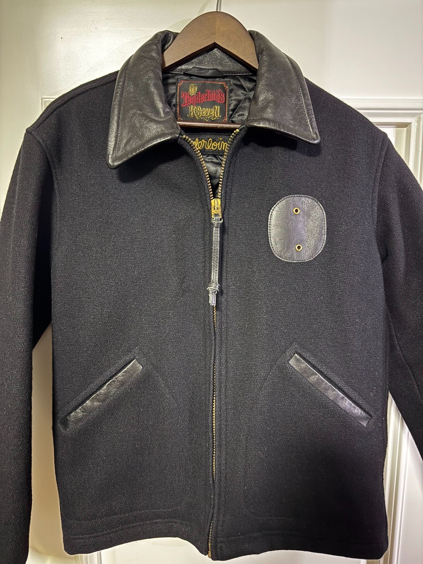 Tenderloin Vintage K7 Wool Jacket with Leather Collar Size US S / EU 44-46 / 1 - 2 Thumbnail