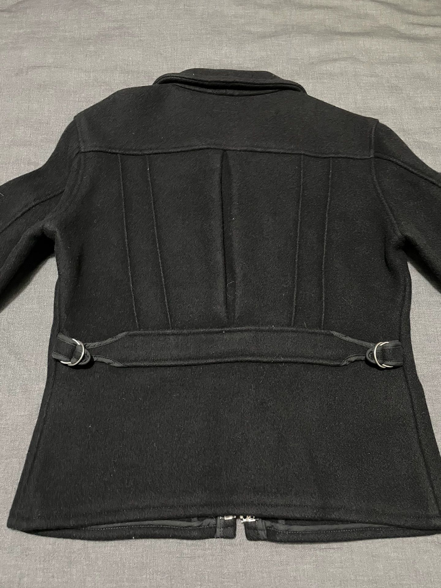 BLACK SIGN Vintage Black Wool Jacket for Men and Women Size US S / EU 44-46 / 1 - 5 Thumbnail