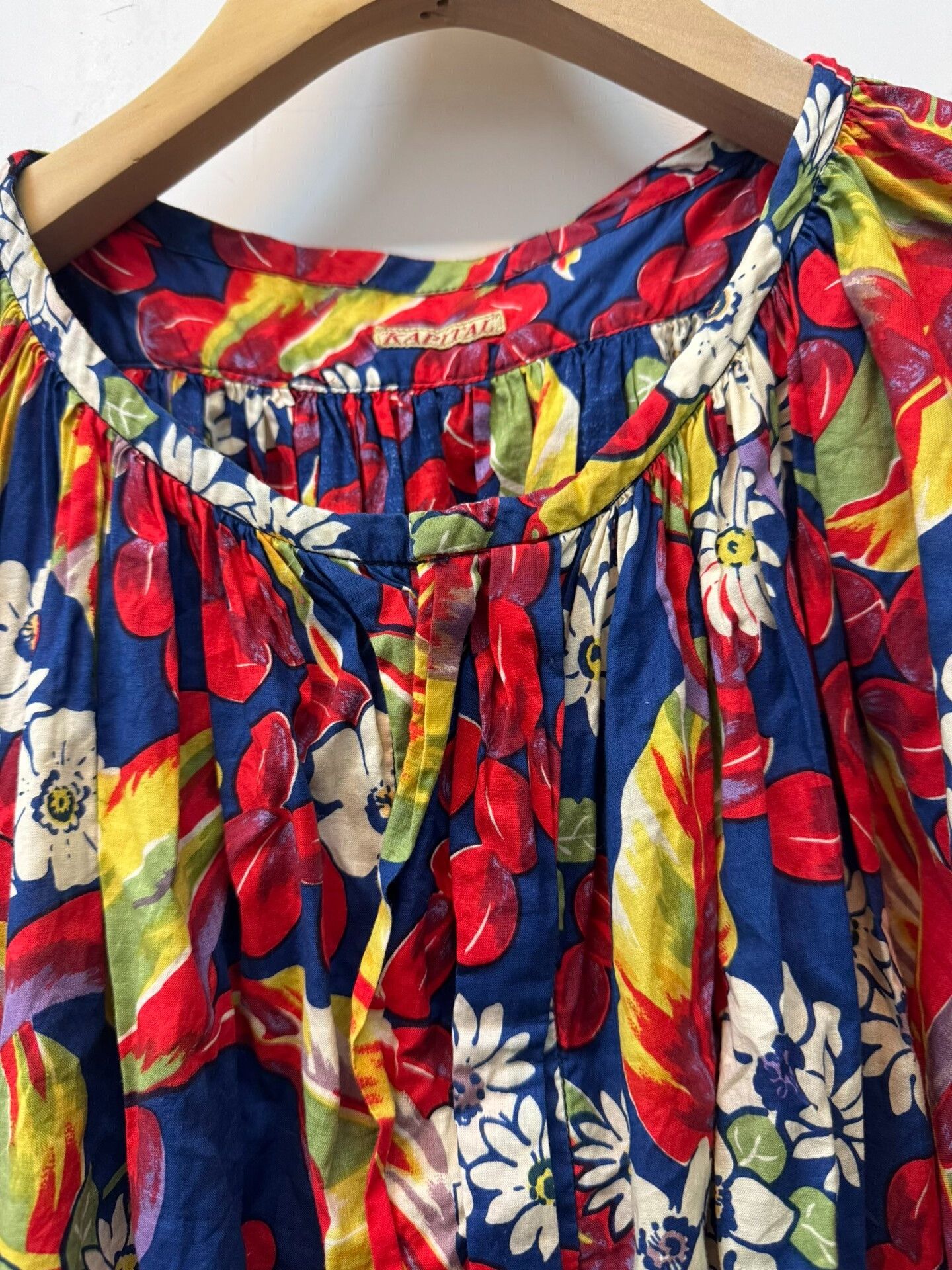 Kapital Kapital Colorful Floral Sleeveless Top Size XS / US 0-2 / IT 36-38 - 3 Thumbnail