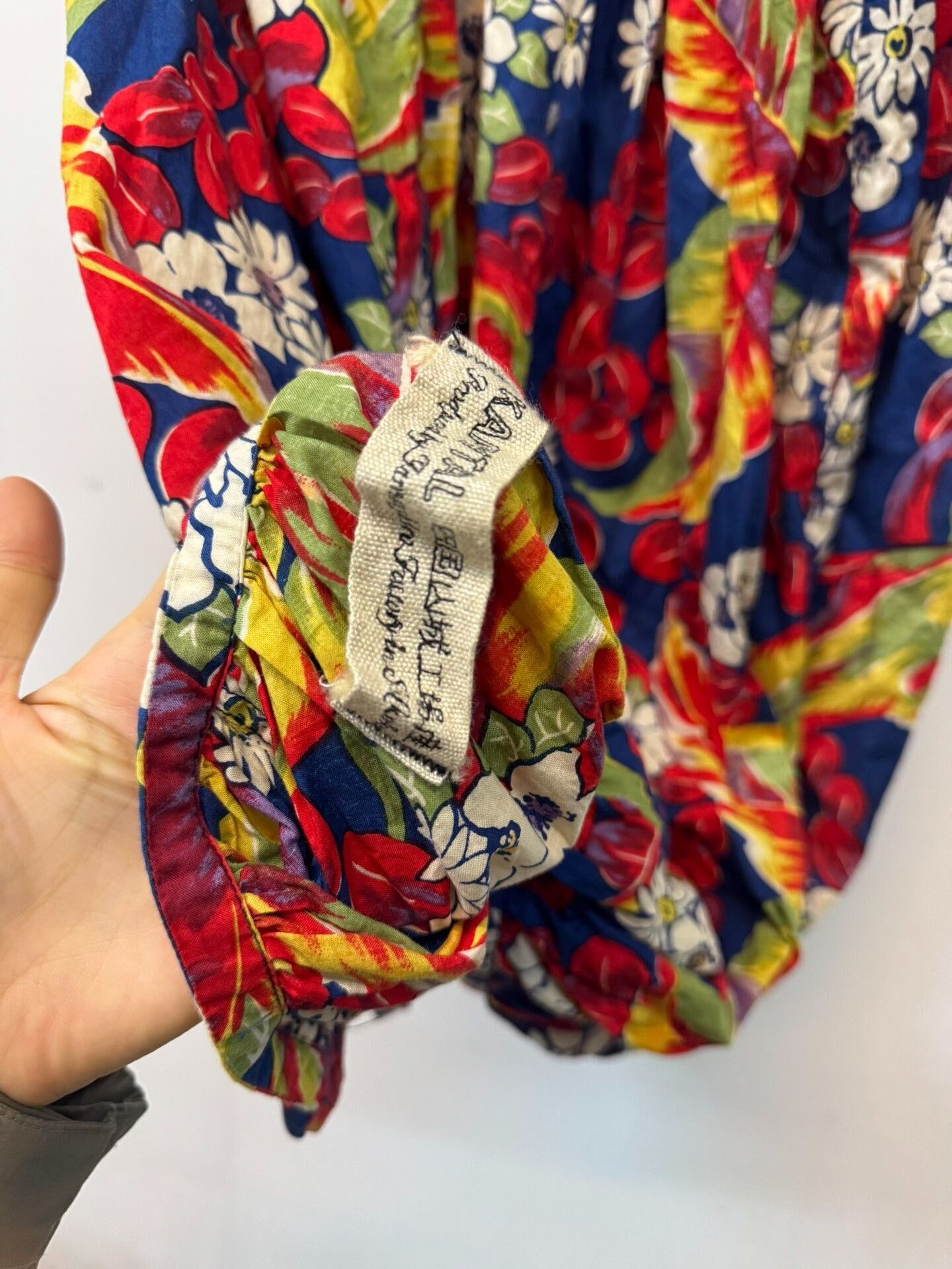 Kapital Kapital Colorful Floral Sleeveless Top Size XS / US 0-2 / IT 36-38 - 4 Thumbnail