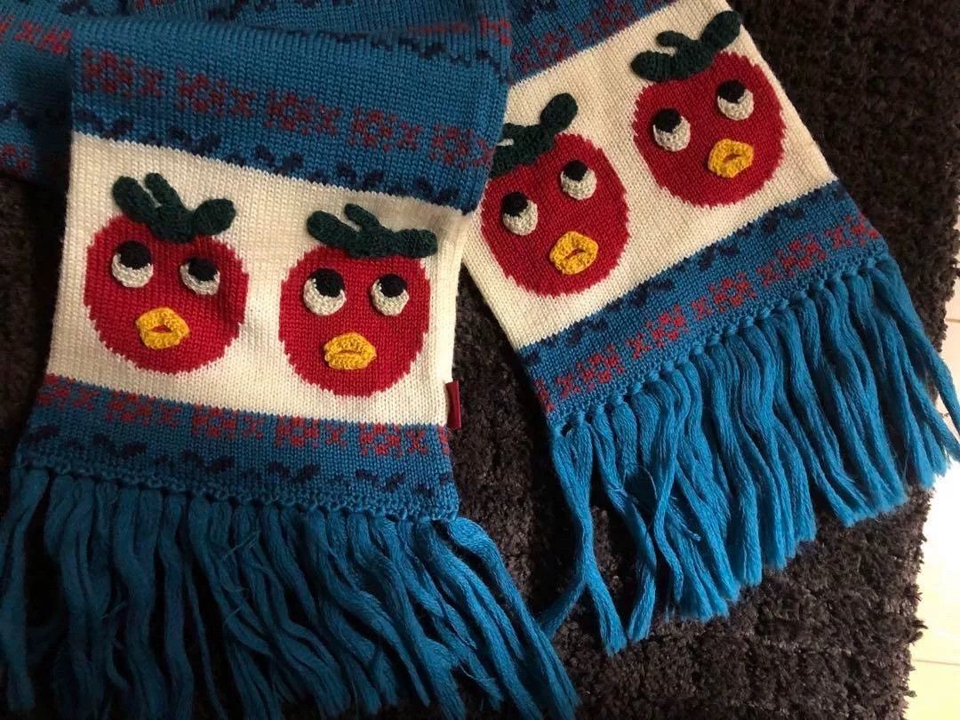 Hysteric Glamour Rare Hysteric Glamour Blue Tomato Bird Scarf Size ONE SIZE - 2 Thumbnail