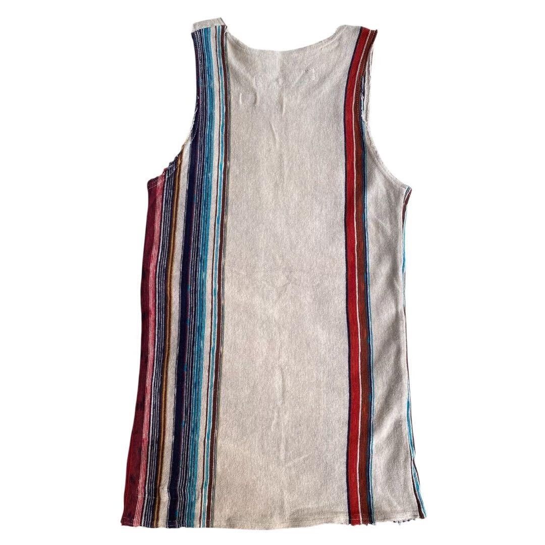 Kapital Japanese Kapital Knit Vest with Stripes Size XS / US 0-2 / IT 36-38 - 2 Thumbnail