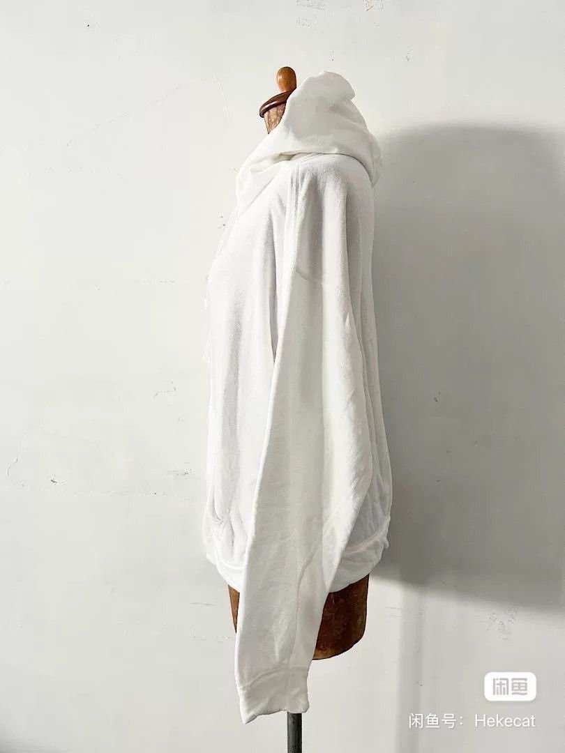 45rpm White Hooded Zip-Up Cardigan Jacket Size US M / EU 48-50 / 2 - 3 Thumbnail