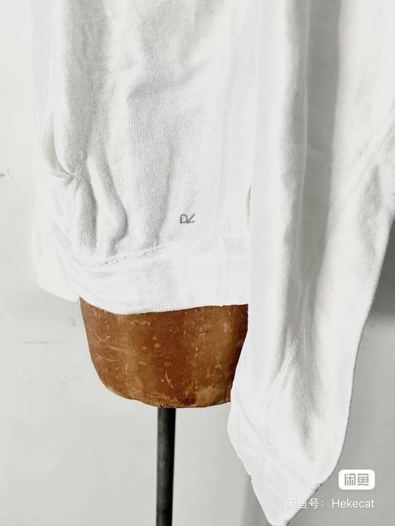 45rpm White Hooded Zip-Up Cardigan Jacket Size US M / EU 48-50 / 2 - 4 Thumbnail