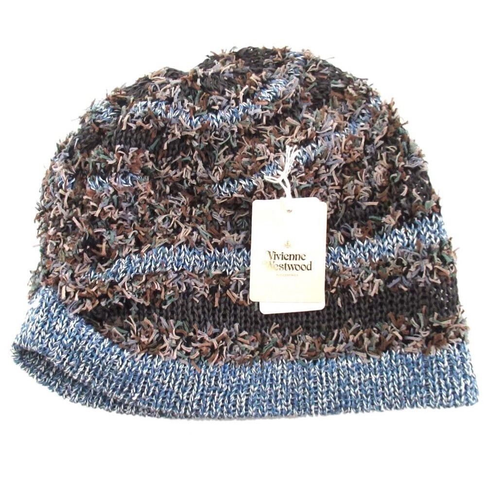 Vivienne Westwood Vivienne Westwood Knitted Hat in Blue Gray Size ONE SIZE - 2 Thumbnail
