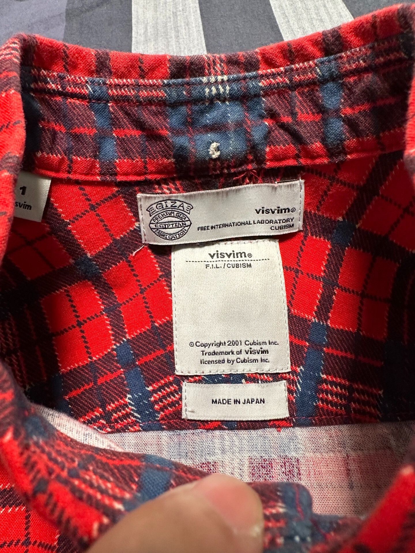 Visvim Visvim F.I.L./CUBISM Plaid Shirt Size US S / EU 44-46 / 1 - 2 Thumbnail