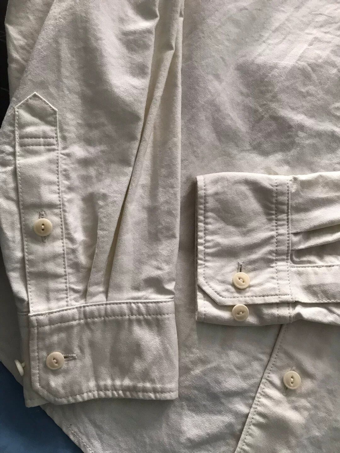 Visvim Visvim Flag Shirt in Ivory Color Size US S / EU 44-46 / 1 - 7 Thumbnail
