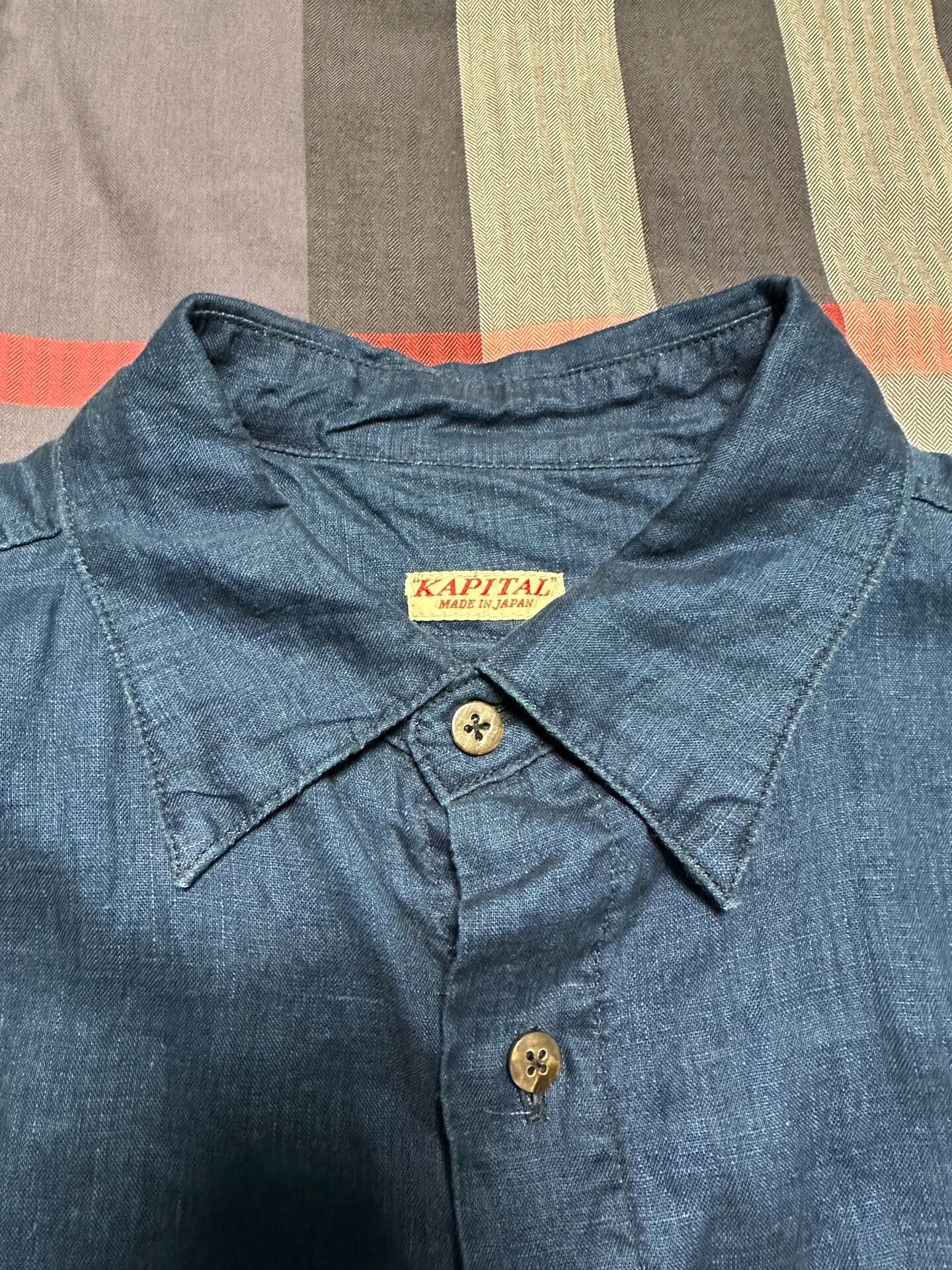 Kapital Kapital Men's Blue Dye Shirt Size US M / EU 48-50 / 2 - 2 Thumbnail