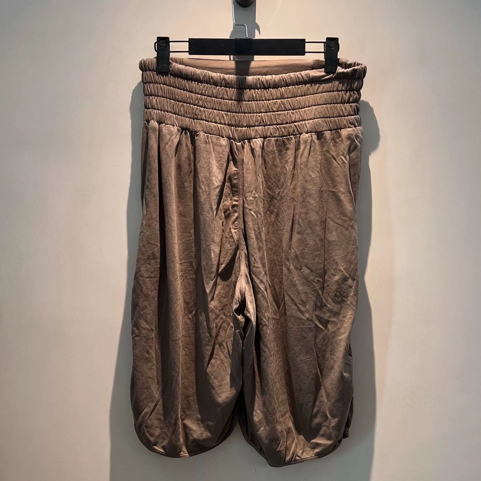 Rick Owens Drkshdw Rick Owens DRKSHDW Brown Drawstring Shorts Size US 38 / EU 54 - 2 Thumbnail