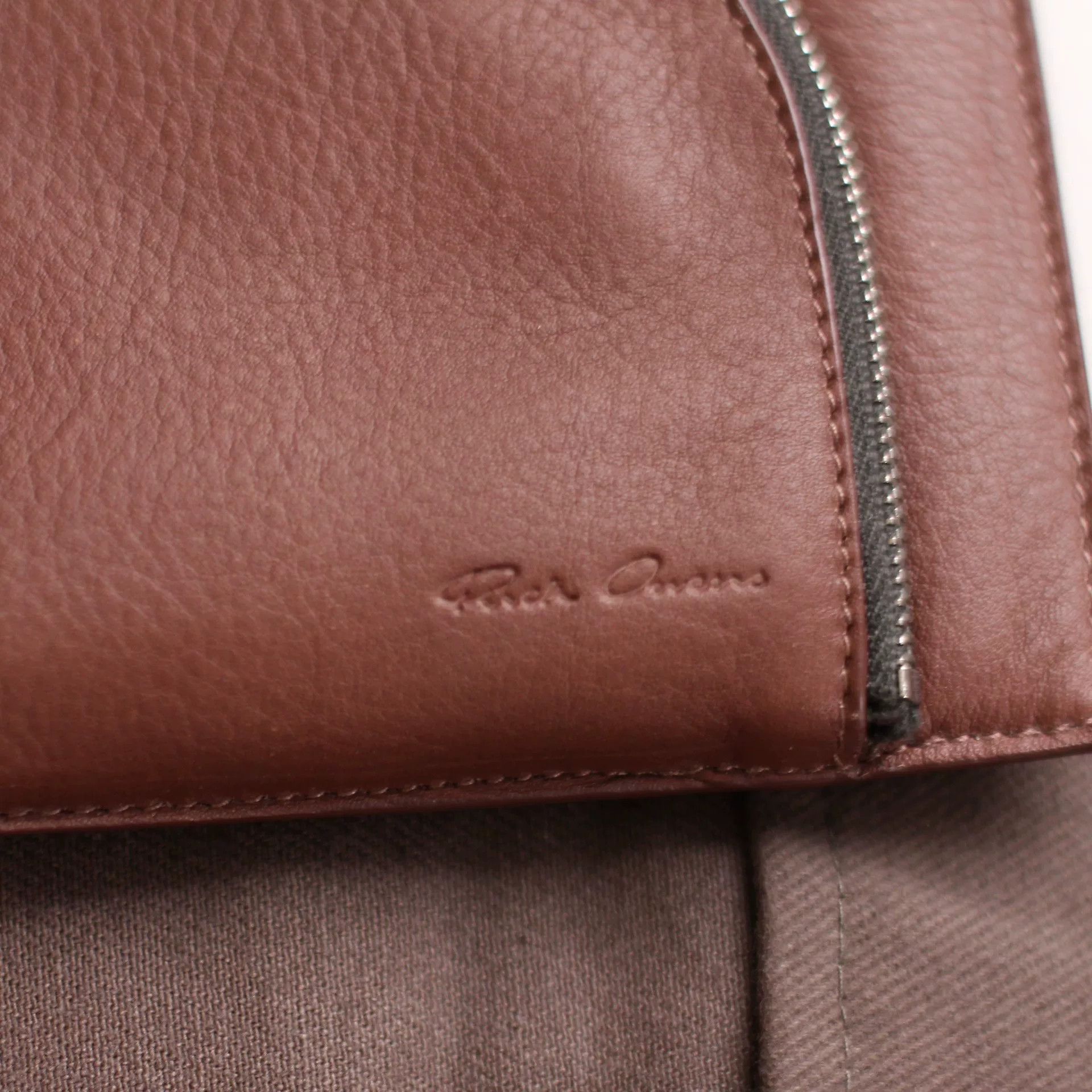 Rick Owens Rick Owens Brown Leather Mini Bag Size ONE SIZE - 4 Thumbnail