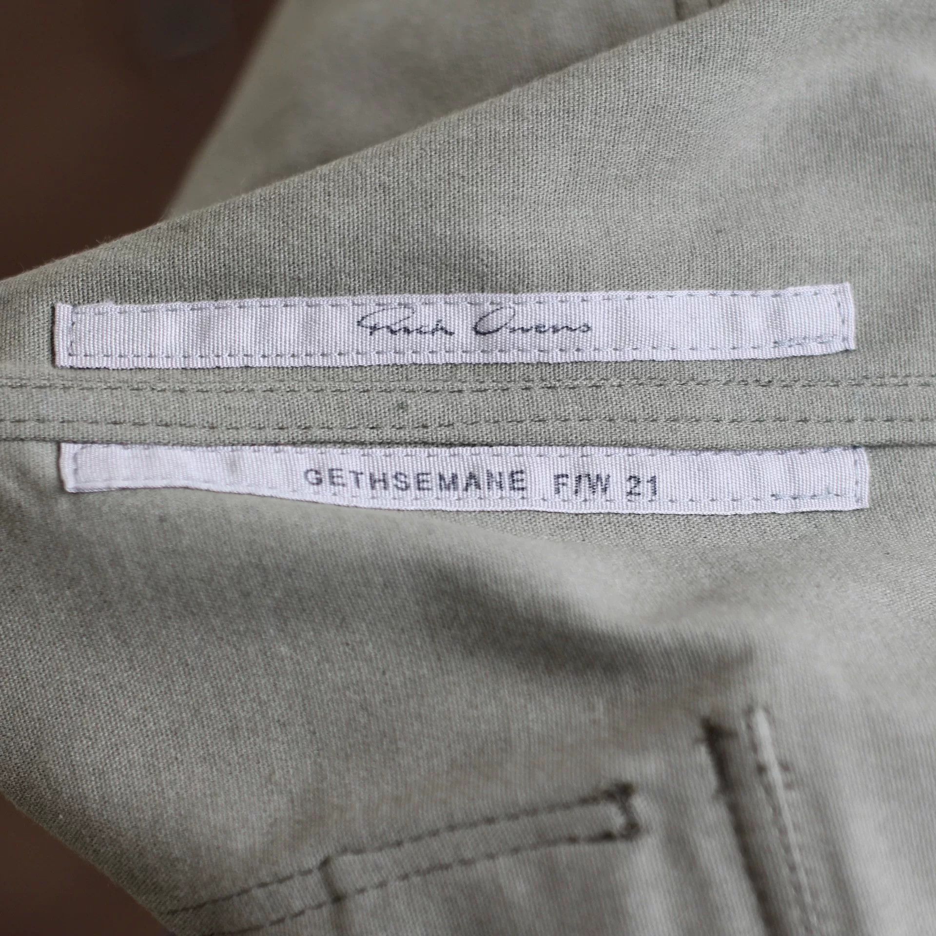 Rick Owens Rick Owens Green Leather Pants with Zippers Size US 30 / EU 46 - 4 Thumbnail