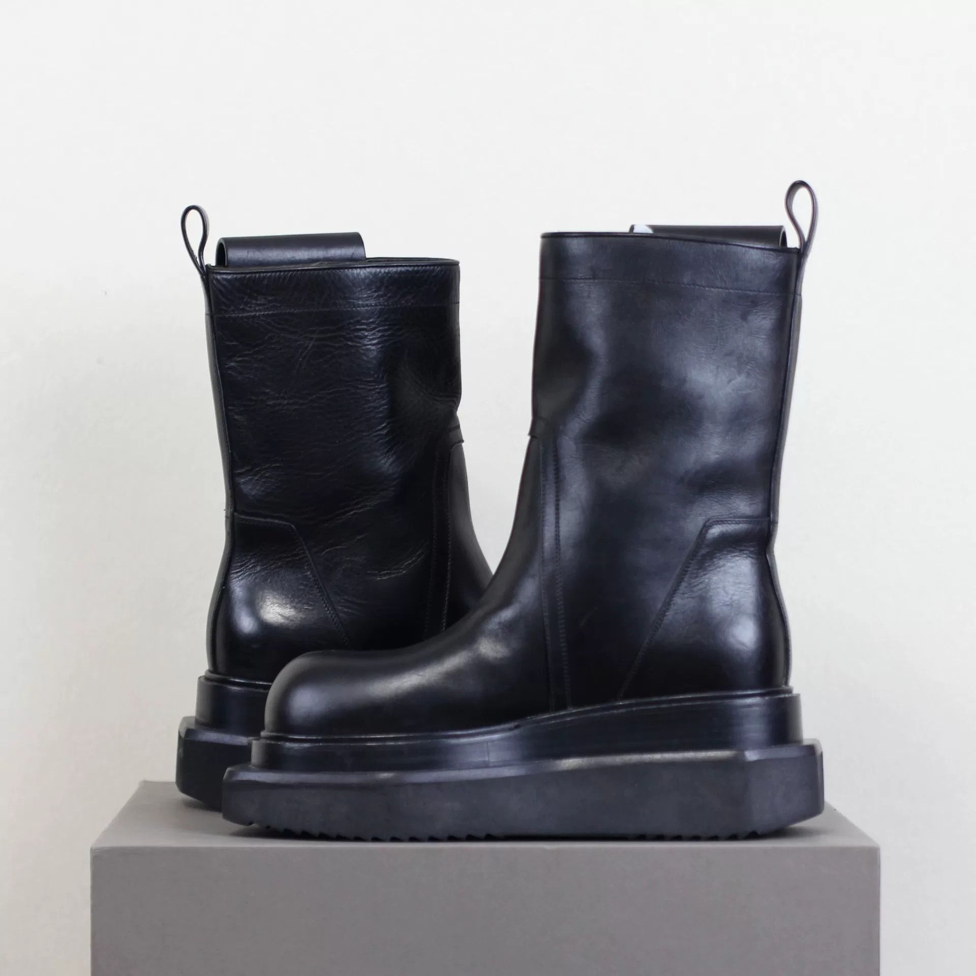 Rick Owens Rare Rick Owens Black High-Top Boots Size US 6.5 / EU 39-40 - 6 Thumbnail