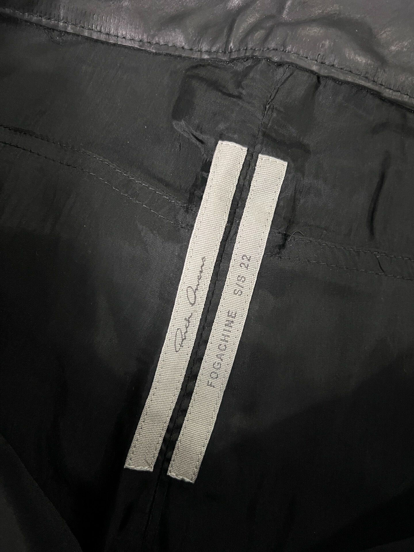 Rick Owens Rick Owens Black Leather Pants Size US 30 / EU 46 - 4 Thumbnail