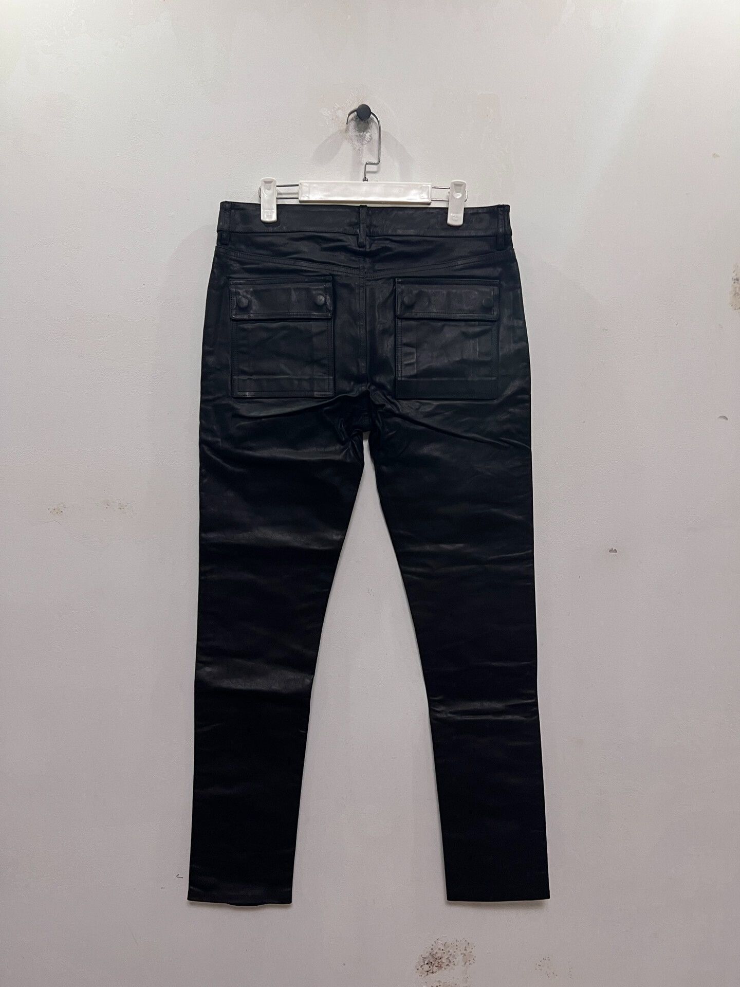 Rick Owens Rick Owens Black Leather Pants Size US 30 / EU 46 - 3 Thumbnail
