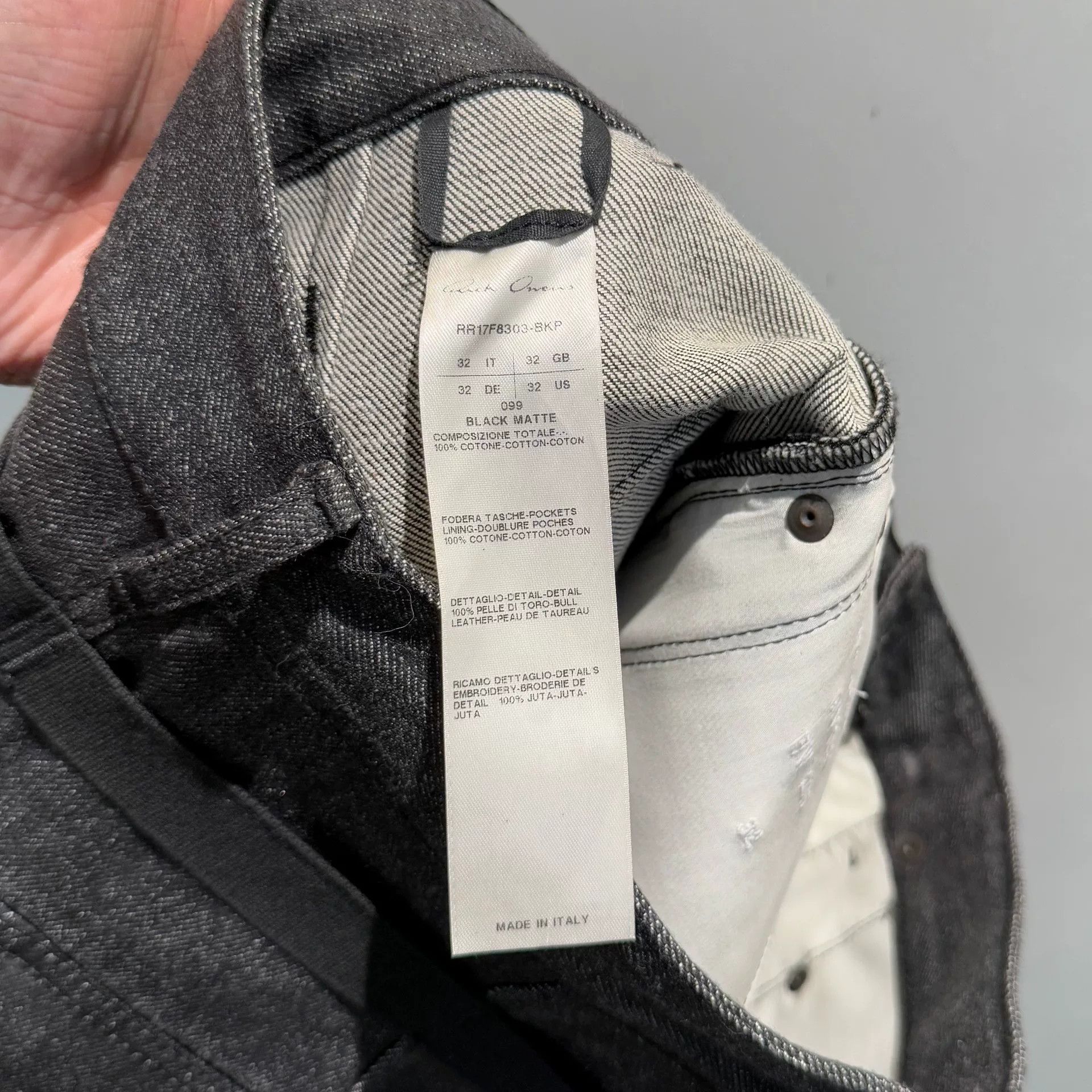 Rick Owens Rick Owens Stylish Denim Pants Size US 32 / EU 48 - 8 Thumbnail