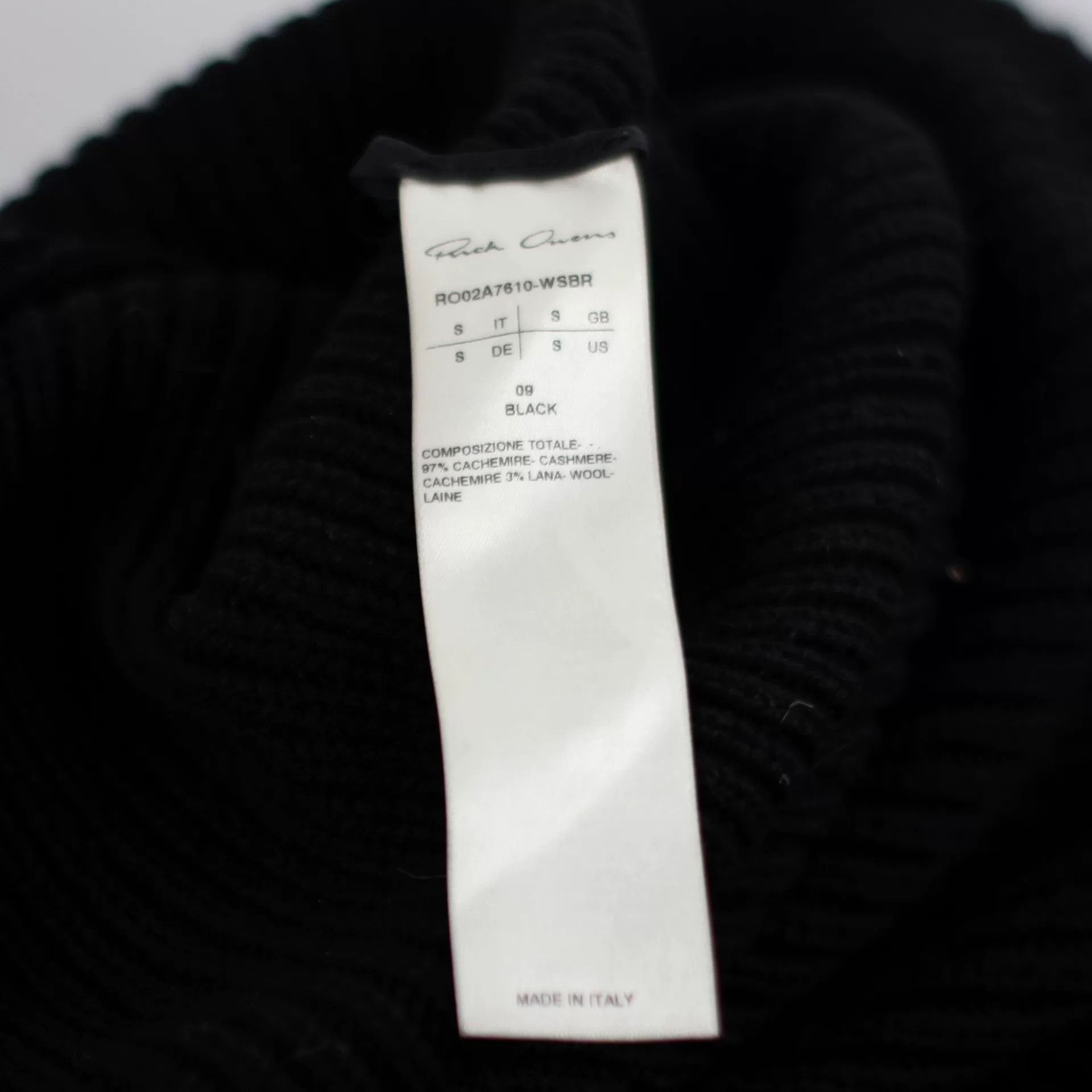 Rick Owens Rick Owens Wool Base Layer Top Size US S / EU 44-46 / 1 - 5 Thumbnail