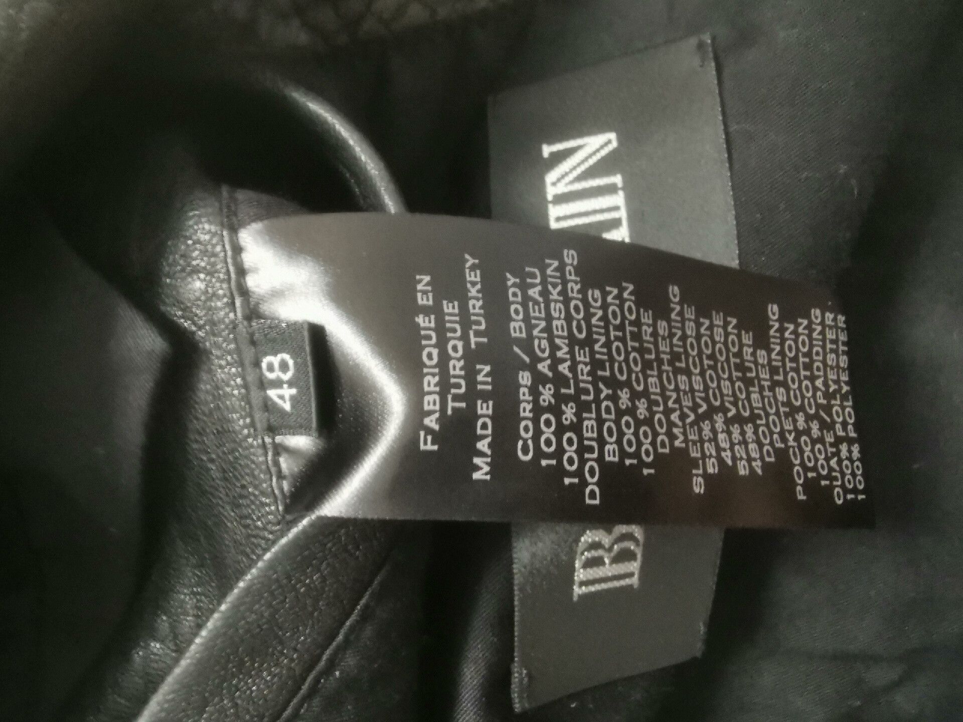 Balmain Classic Black Balmain Leather Jacket Size US M / EU 48-50 / 2 - 7 Thumbnail
