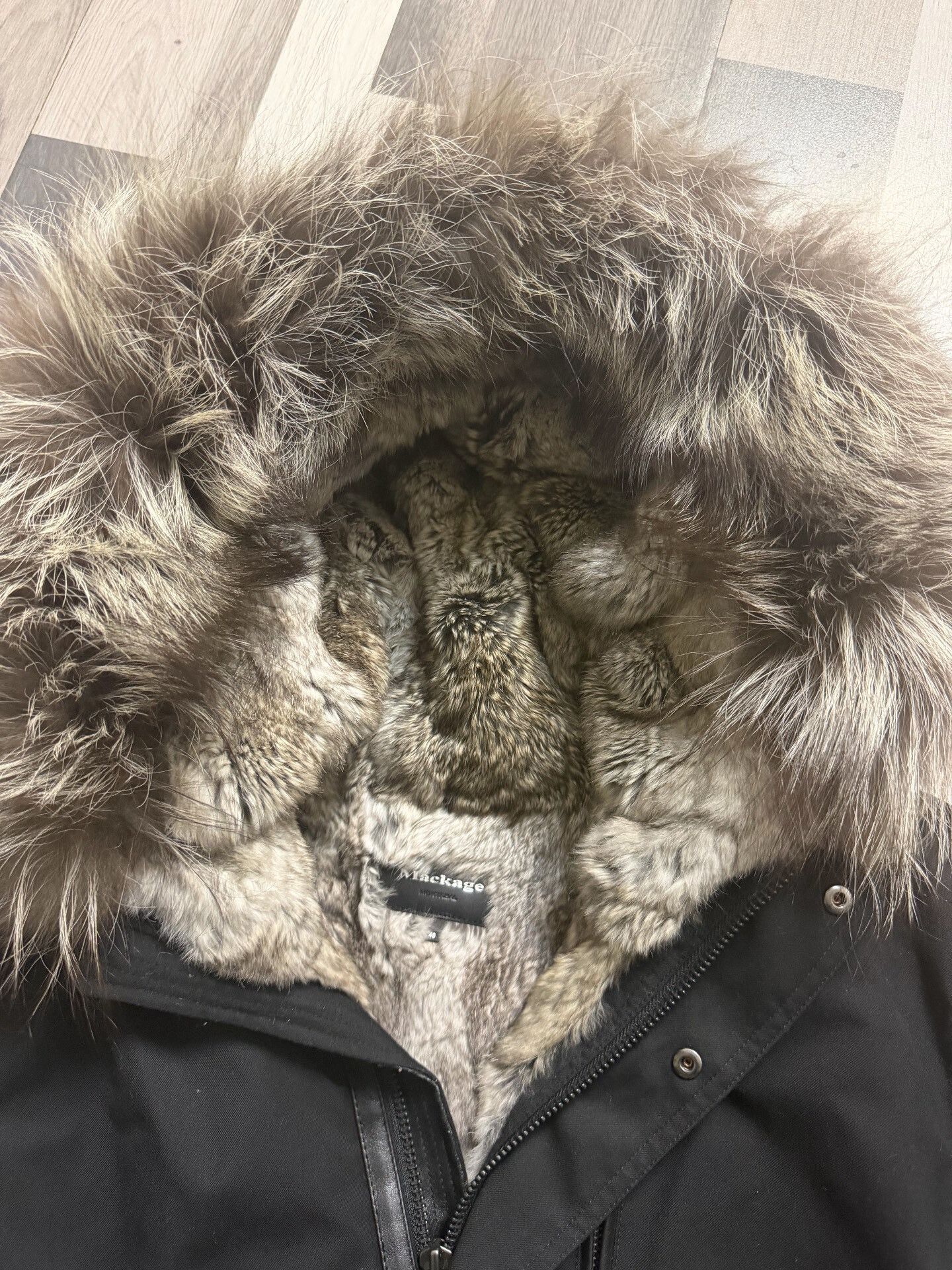 Mackage Mackage Parka Coat with Rabbit Fur Lining Size S / US 4 / IT 40 - 3 Thumbnail