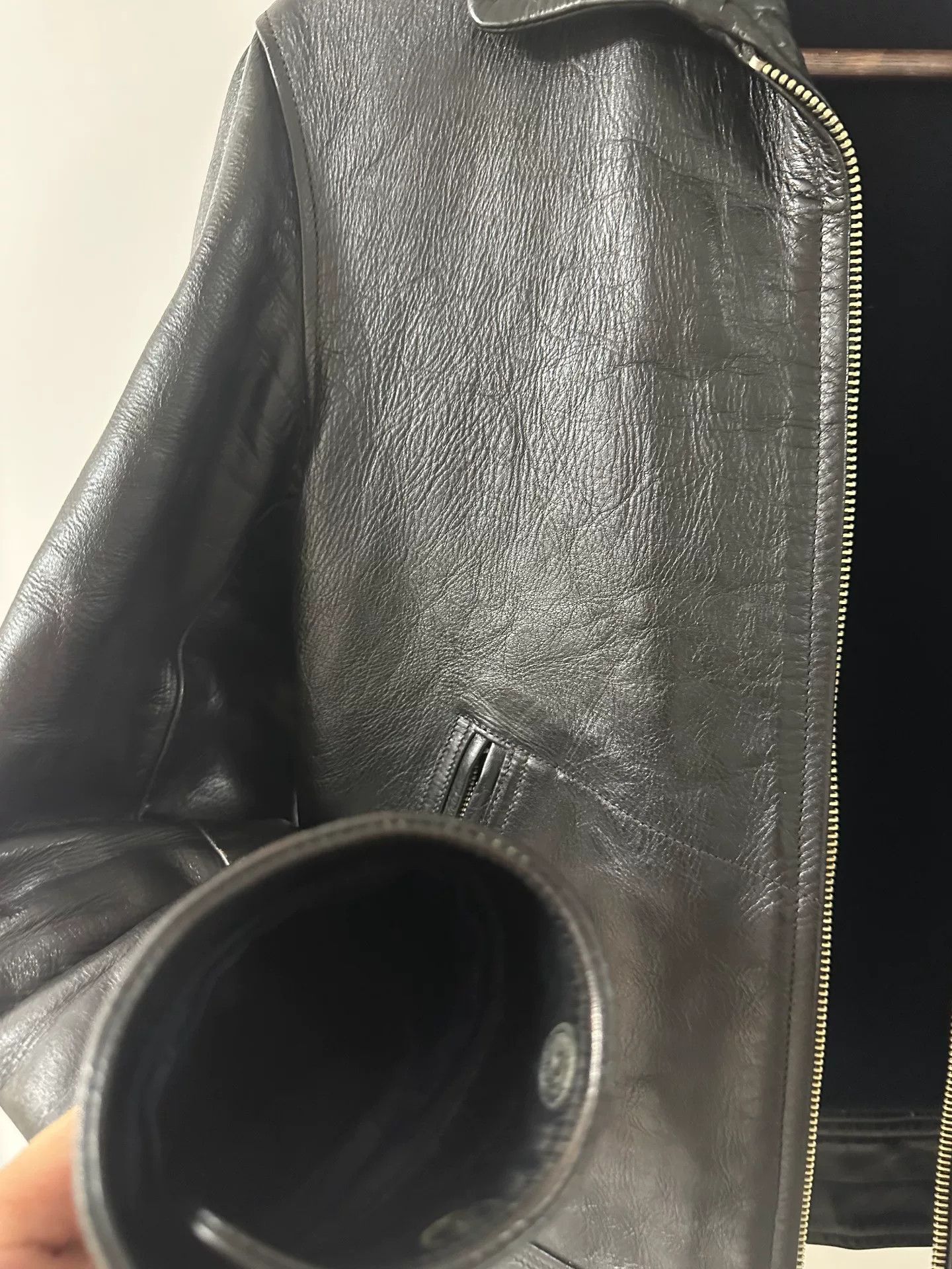 Freewheelers Freewheelers Leather Jacket Classic Style Size US XXS / EU 40 - 4 Thumbnail
