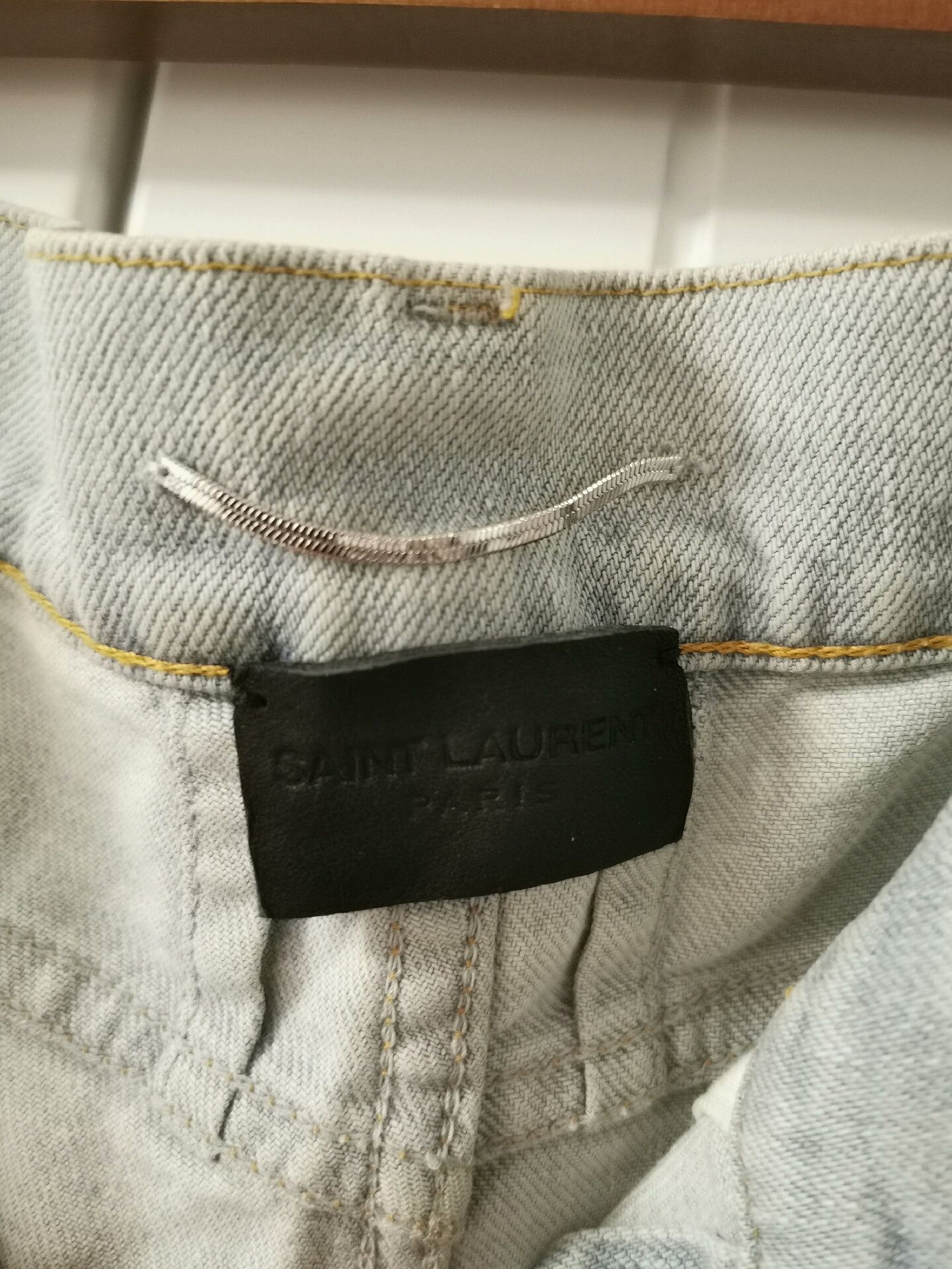 Saint Laurent Paris Saint Laurent Light Blue Jeans Size 30 Size US 30 / EU 46 - 3 Thumbnail
