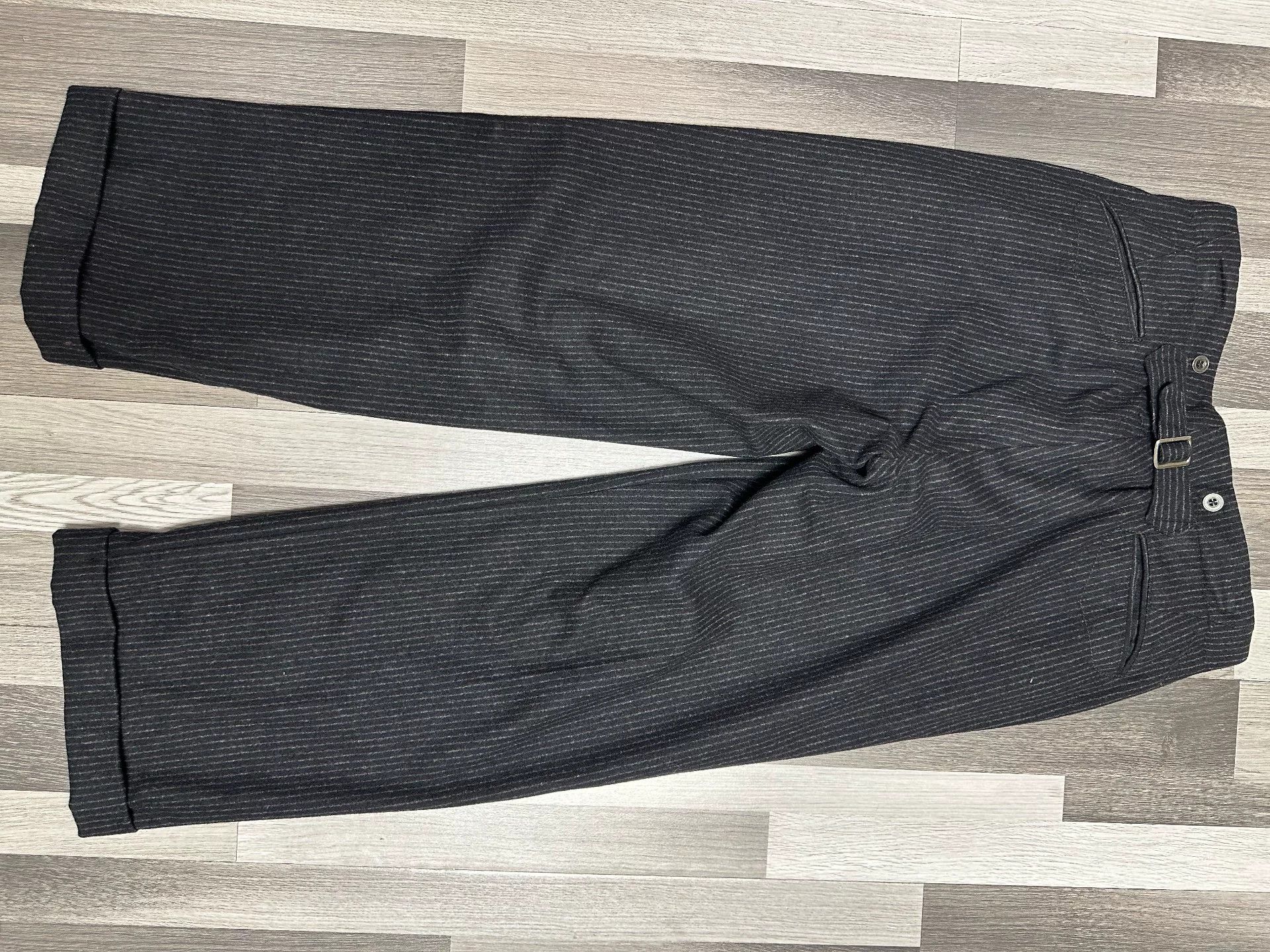 Polo Ralph Lauren Polo Ralph Lauren Black Striped Trousers Size US 32 / EU 48 - 6 Thumbnail