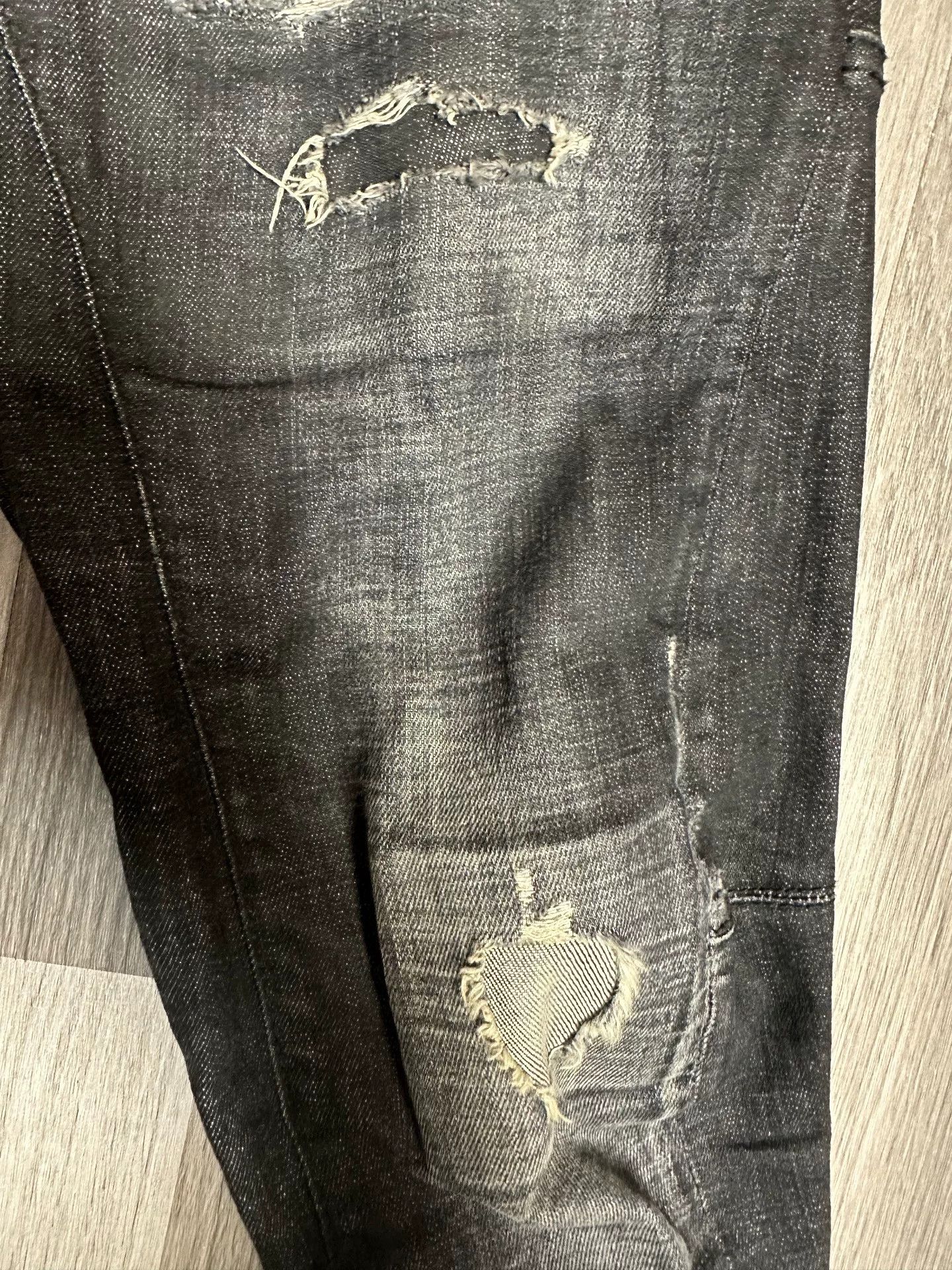 Dsquared2 DSquared2 Black Distressed Denim Jeans 46 Size US 30 / EU 46 - 4 Thumbnail