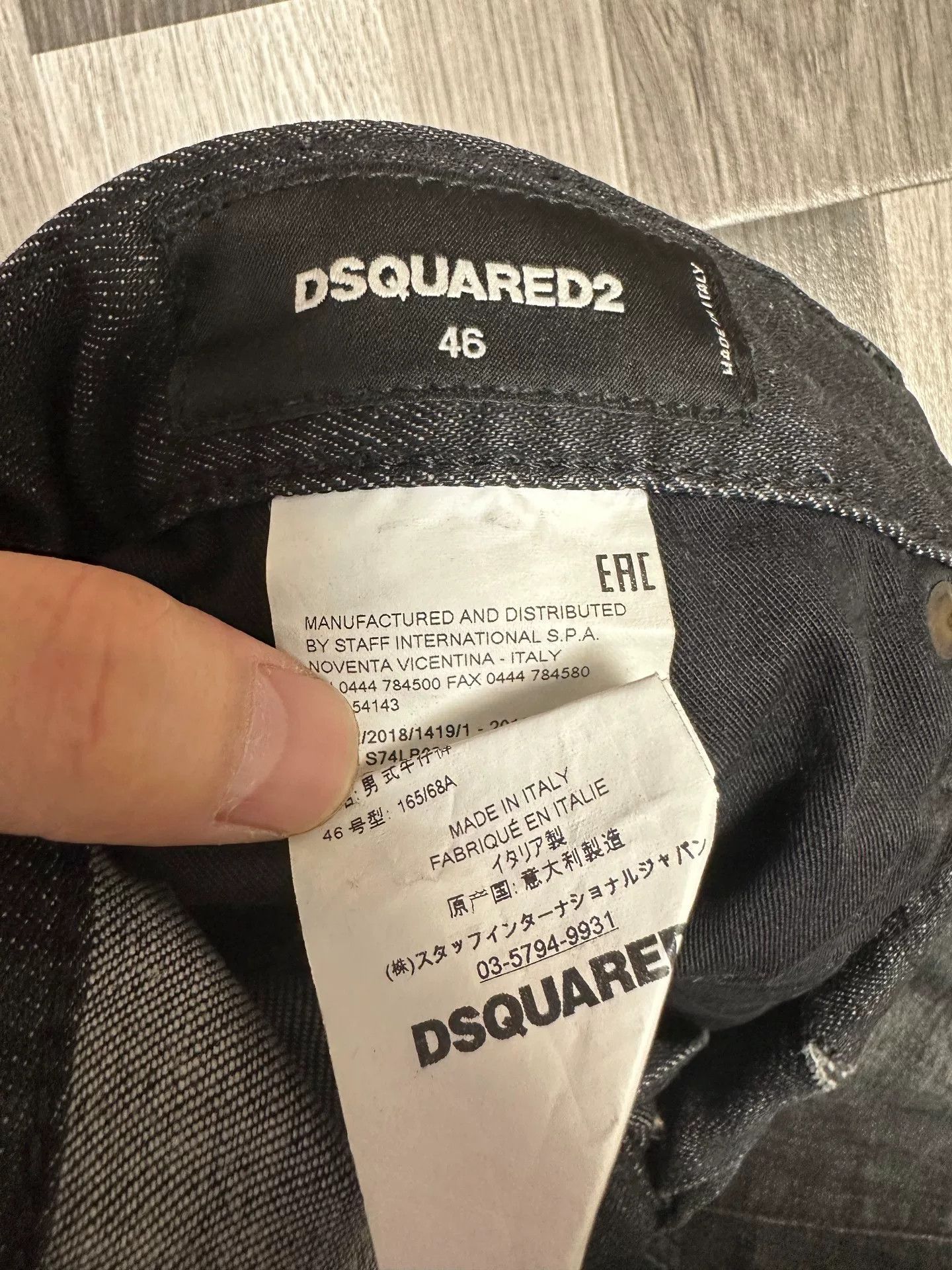 Dsquared2 DSquared2 Black Distressed Denim Jeans 46 Size US 30 / EU 46 - 3 Thumbnail