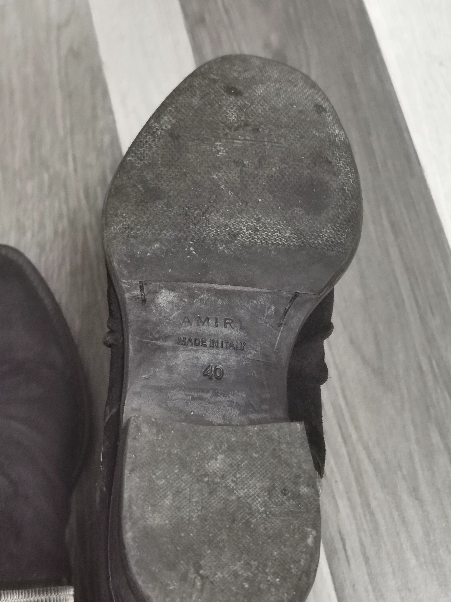 Amiri Classic Black Suede Ankle Boots with Zippers Size US 7 / EU 40 - 5 Thumbnail