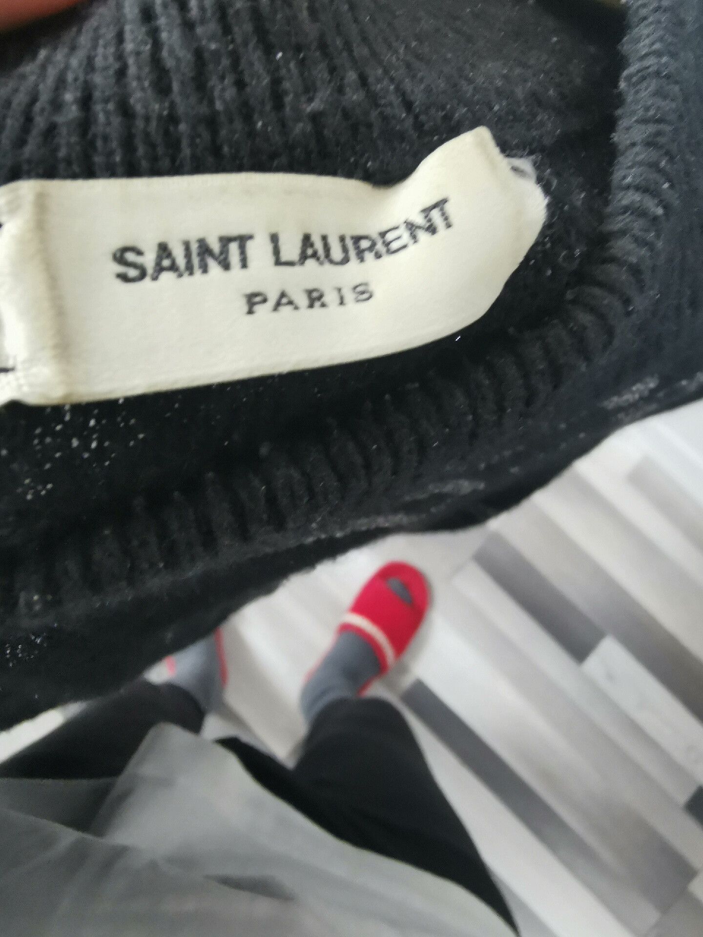 Saint Laurent Paris Saint Laurent Classic Black Sweater Size US L / EU 52-54 / 3 - 3 Thumbnail