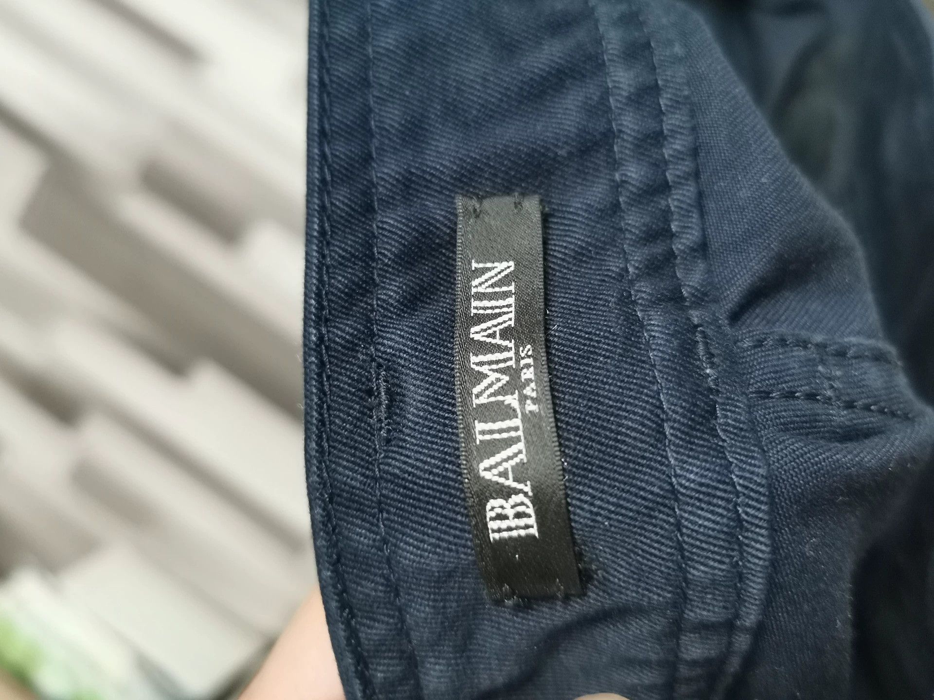 Balmain Balmain Dark Blue Cargo Pants 28 Size Size US 28 / EU 44 - 4 Thumbnail