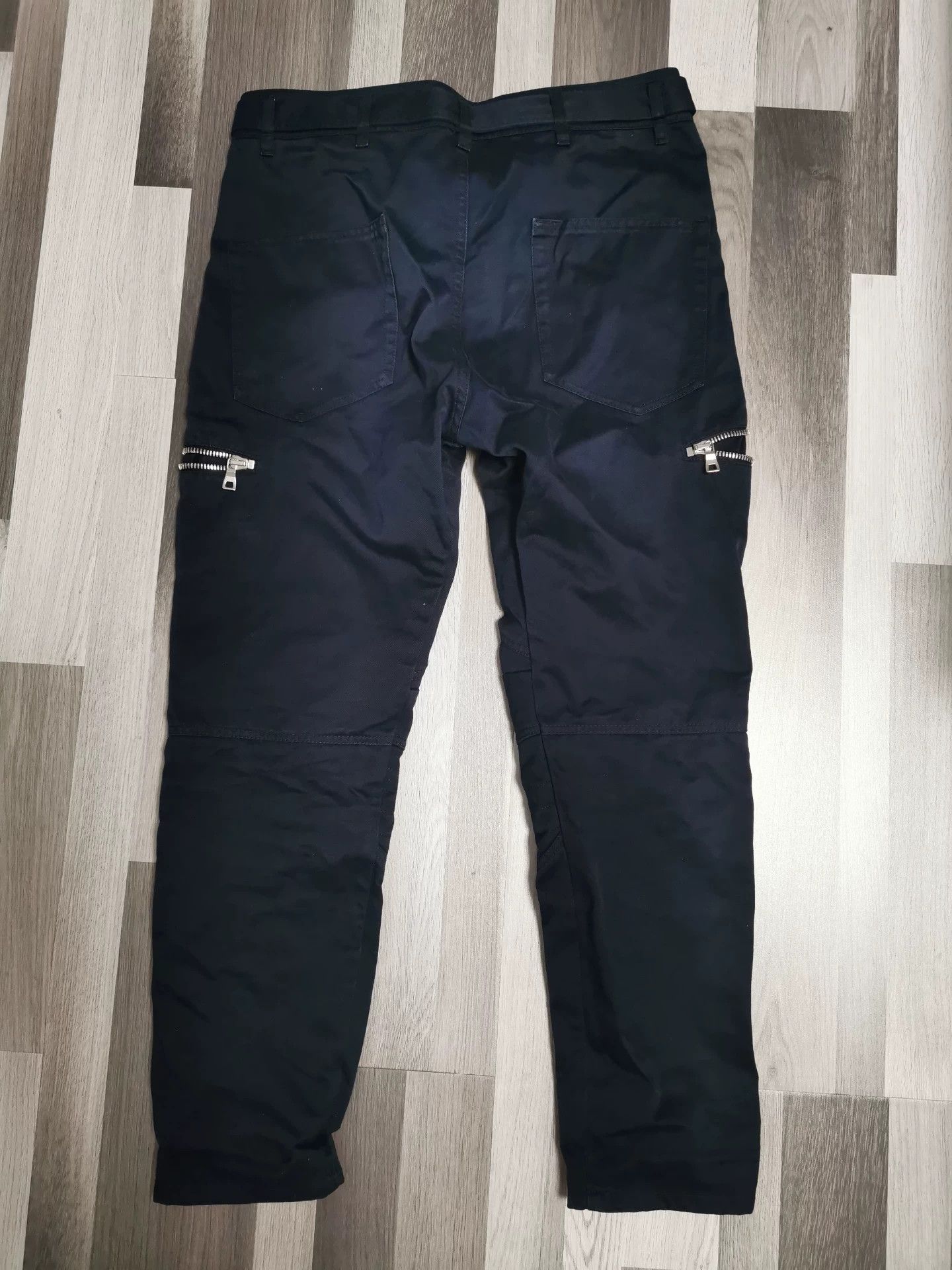 Balmain Balmain Dark Blue Cargo Pants 28 Size Size US 28 / EU 44 - 2 Thumbnail