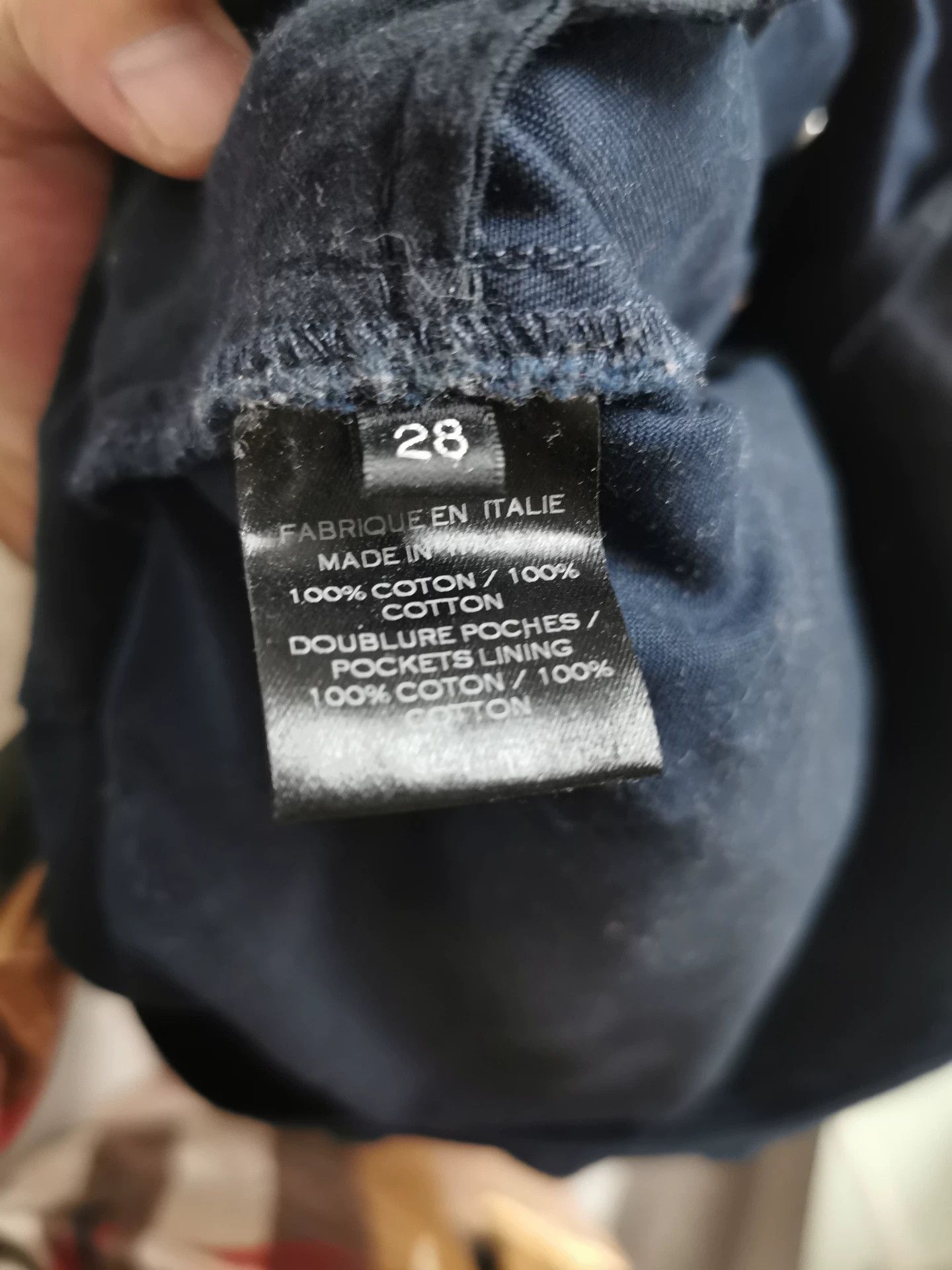 Balmain Balmain Dark Blue Cargo Pants 28 Size Size US 28 / EU 44 - 3 Thumbnail
