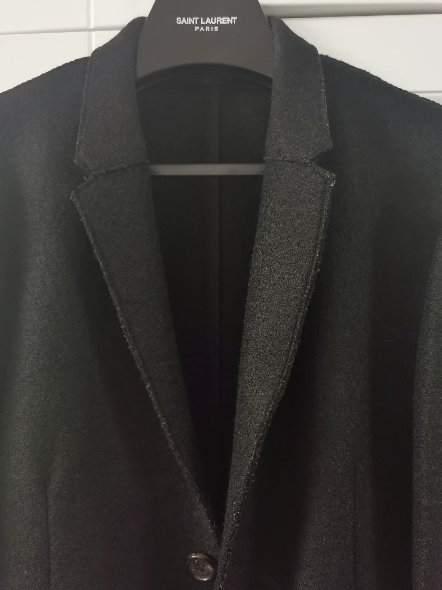 Neil Barrett Neil Barrett Wool Coat in Black Size US M / EU 48-50 / 2 - 3 Thumbnail