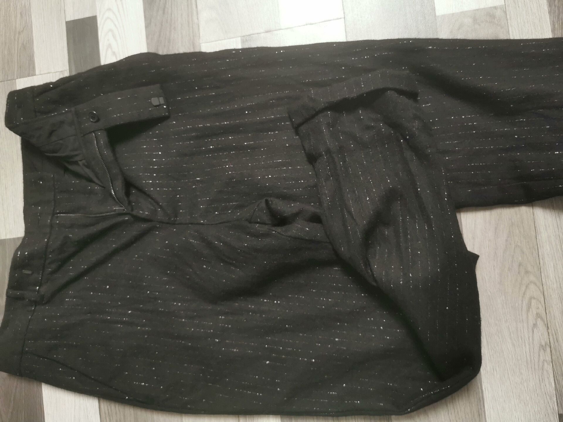 Saint Laurent Paris Saint Laurent Black Wool Trousers Size 48 Size US 32 / EU 48 - 3 Thumbnail