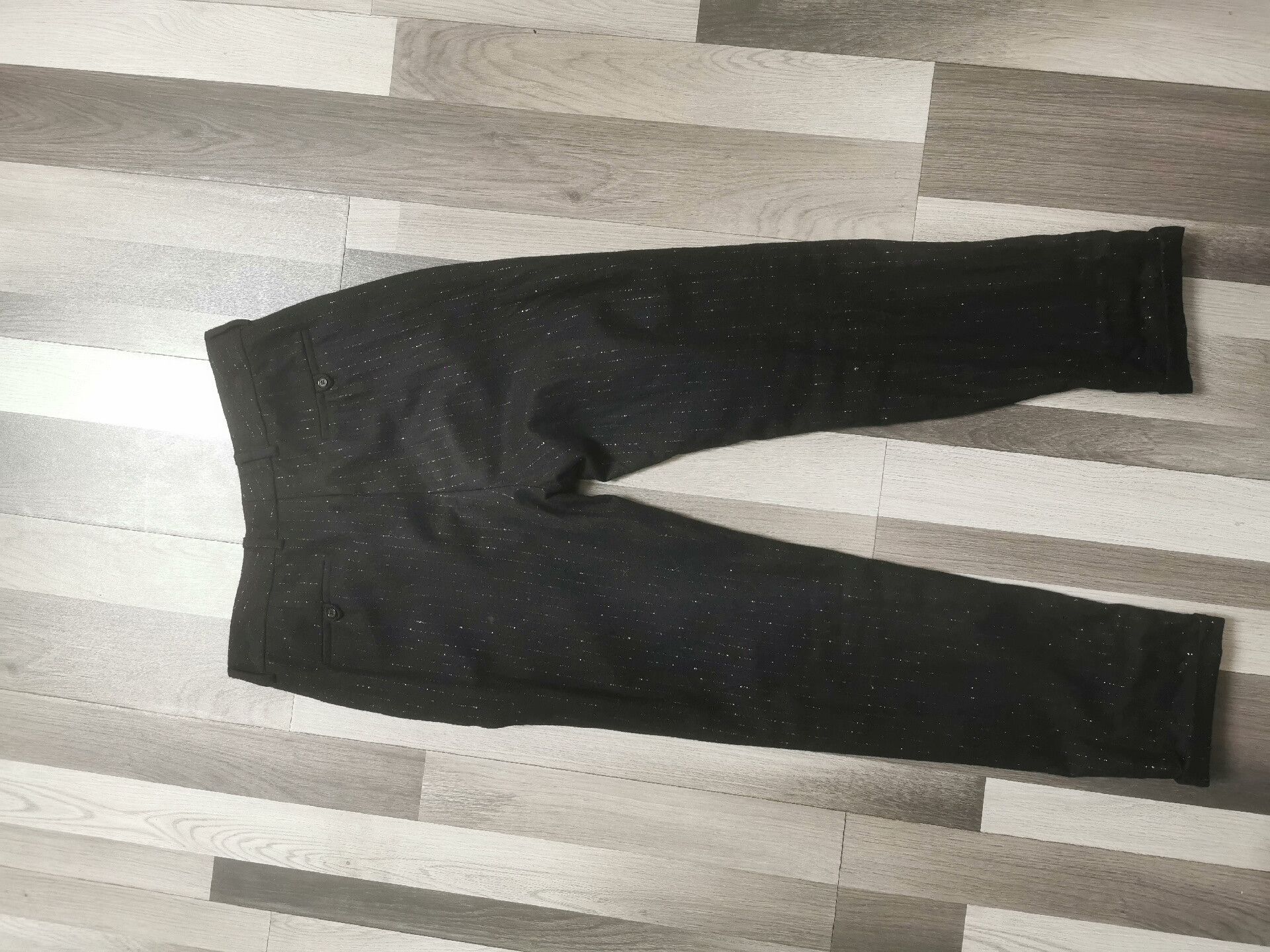 Saint Laurent Paris Saint Laurent Black Wool Trousers Size 48 Size US 32 / EU 48 - 2 Thumbnail