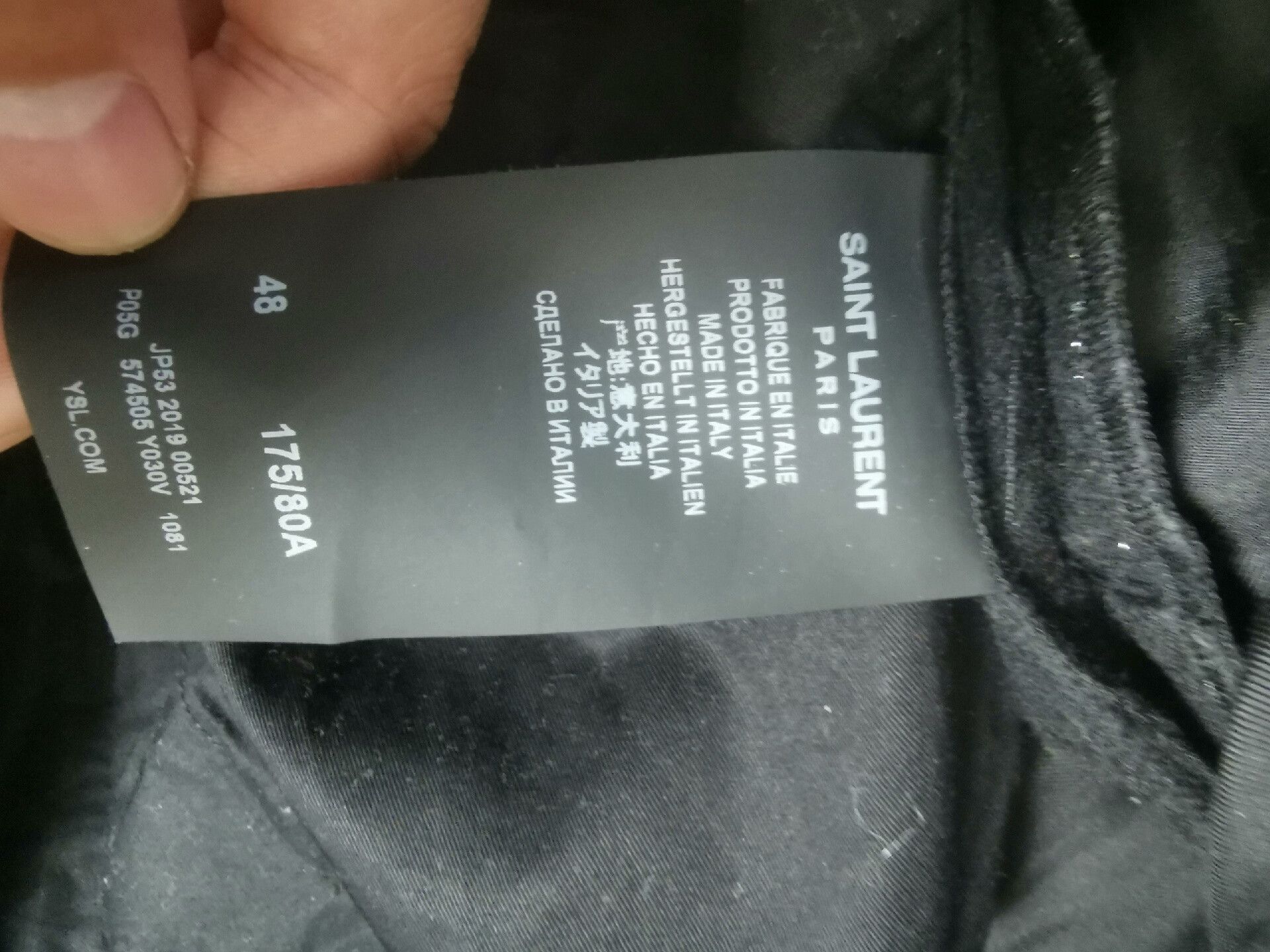 Saint Laurent Paris Saint Laurent Black Wool Trousers Size 48 Size US 32 / EU 48 - 5 Thumbnail