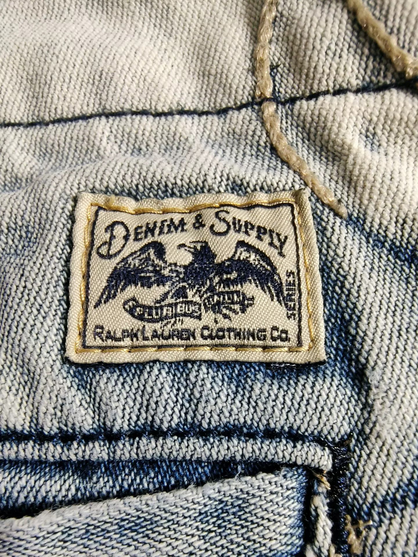 Denim & Supply Ralph Lauren Floral Embroidered Denim Shorts Size 30" / US 8 / IT 44 - 3 Thumbnail